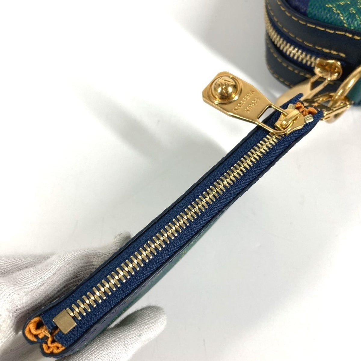 Louis Vuitton Blue Green Clutch Bag (Pre-Owned)