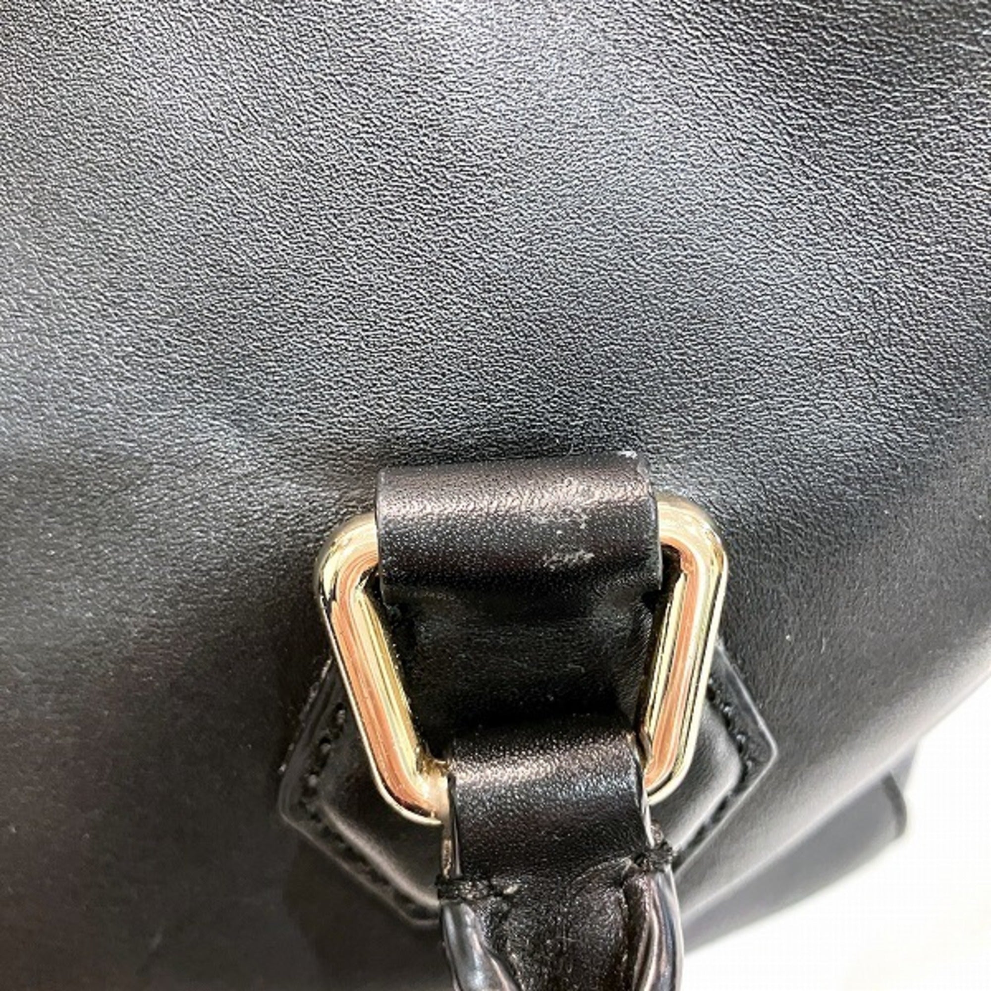 Kate Spade Black Leather Handbag Shoulder Bag (Pre-Owned)