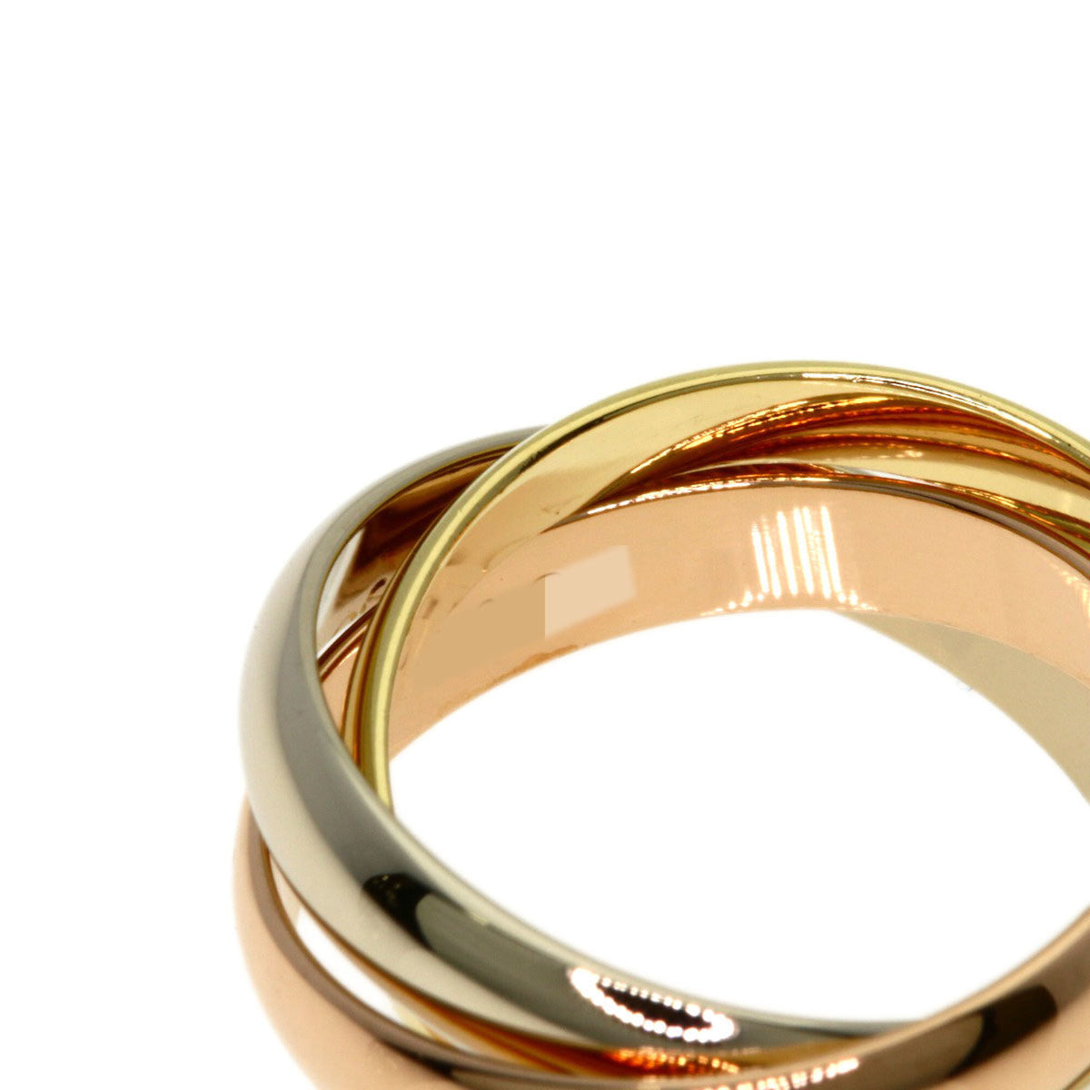 Cartier Trinity Yellow Gold (18K) Pink Gold (18K) White Gold (18K) Band Ring (Pre-Owned)