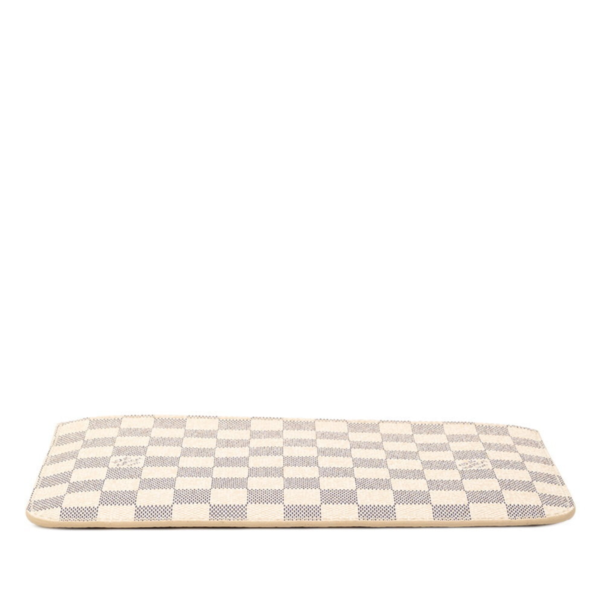 Louis Vuitton Damier Azur White Pvc Leather Handbag (Pre-Owned)