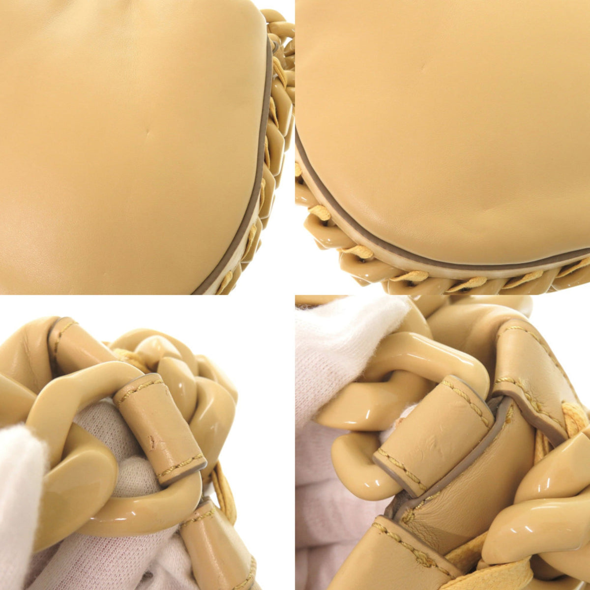 Stella Mccartney Beige Polyester Elastane Shoulder Bag (Pre-Owned)