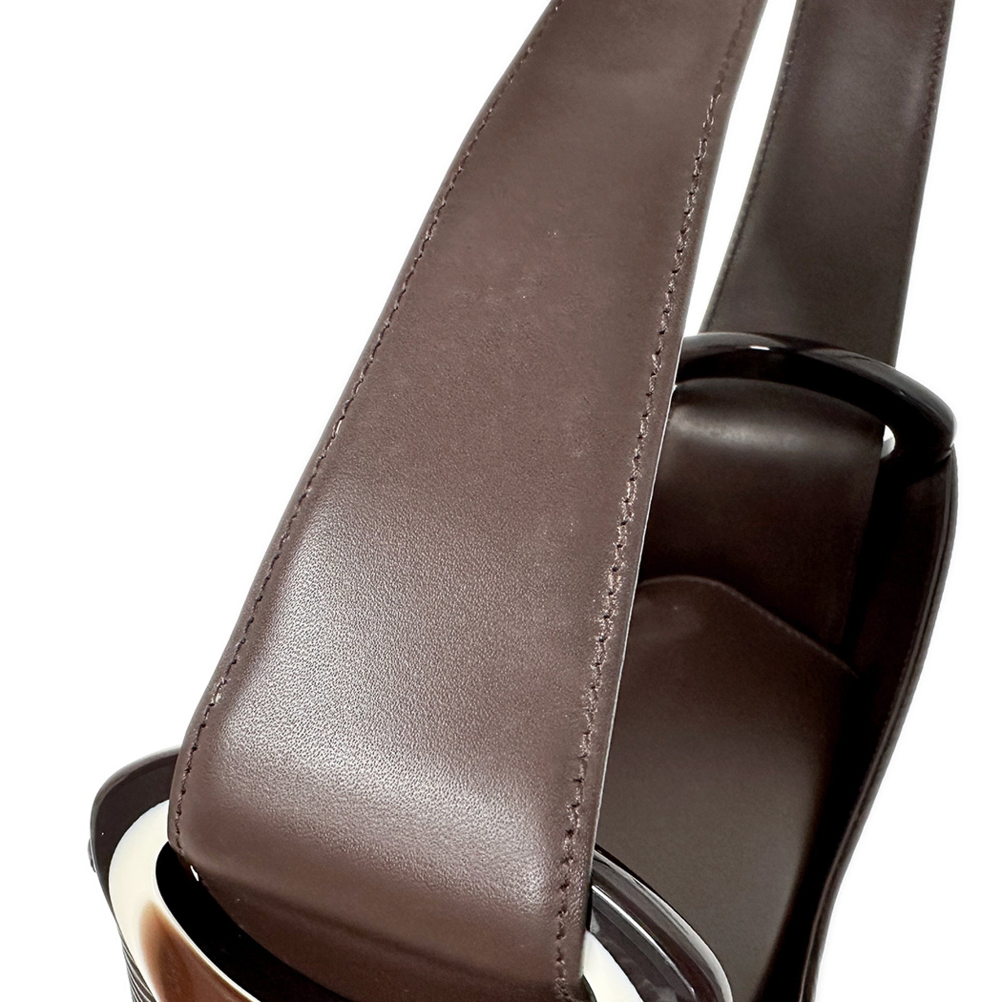 Louis Vuitton Brown Moka White Epi Leather Handbag Shoulder Bag (Pre-Owned)