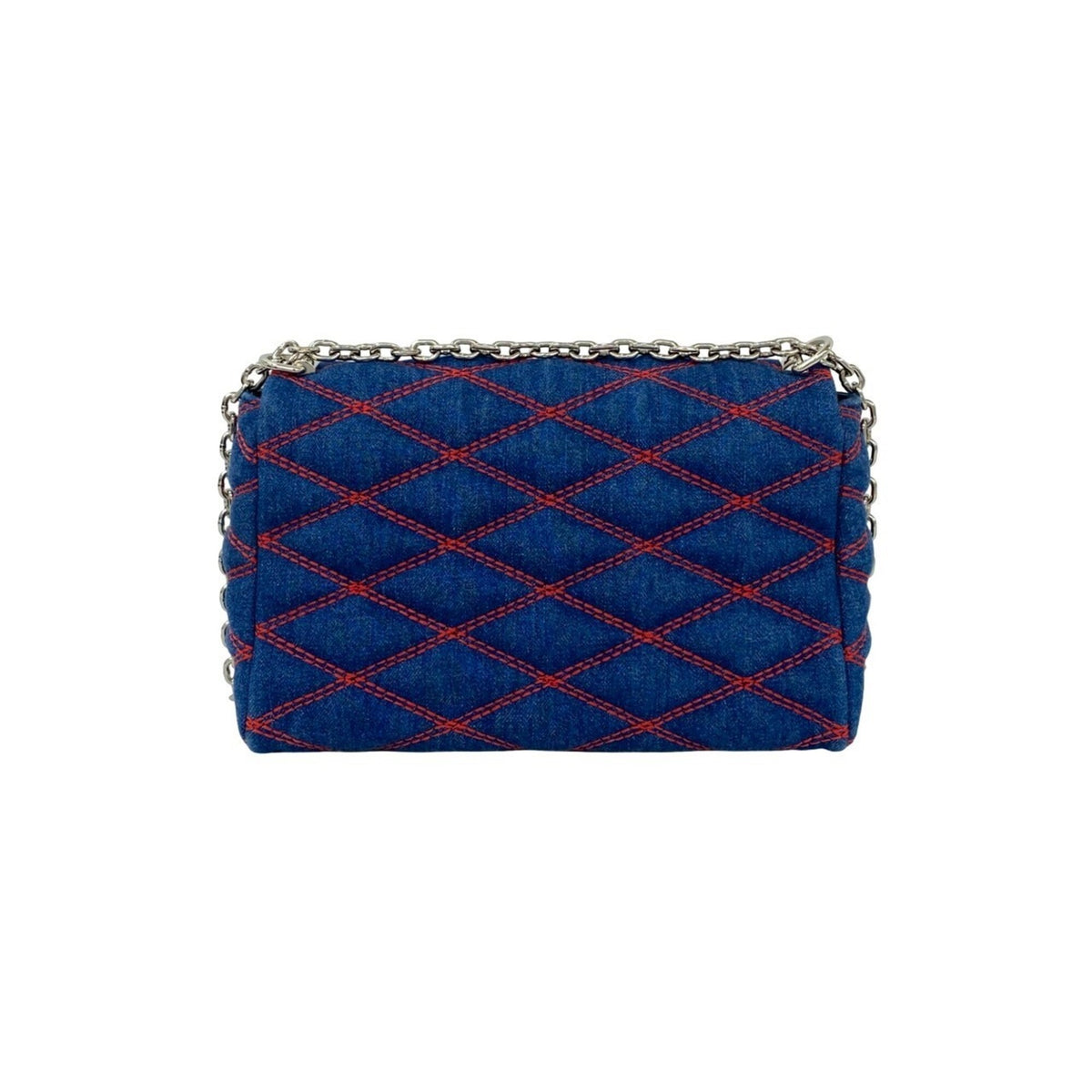 Louis Vuitton Blue Denim Shoulder Bag (Pre-Owned)