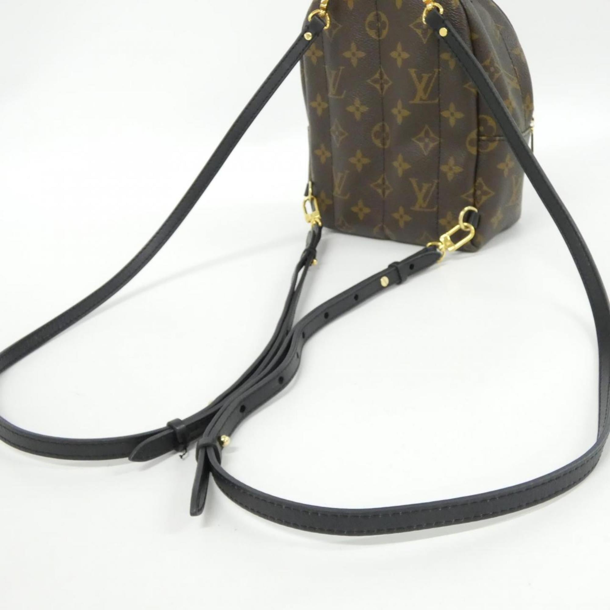 Louis Vuitton Marron Coated Canvas Backpack (Pre-Owned)