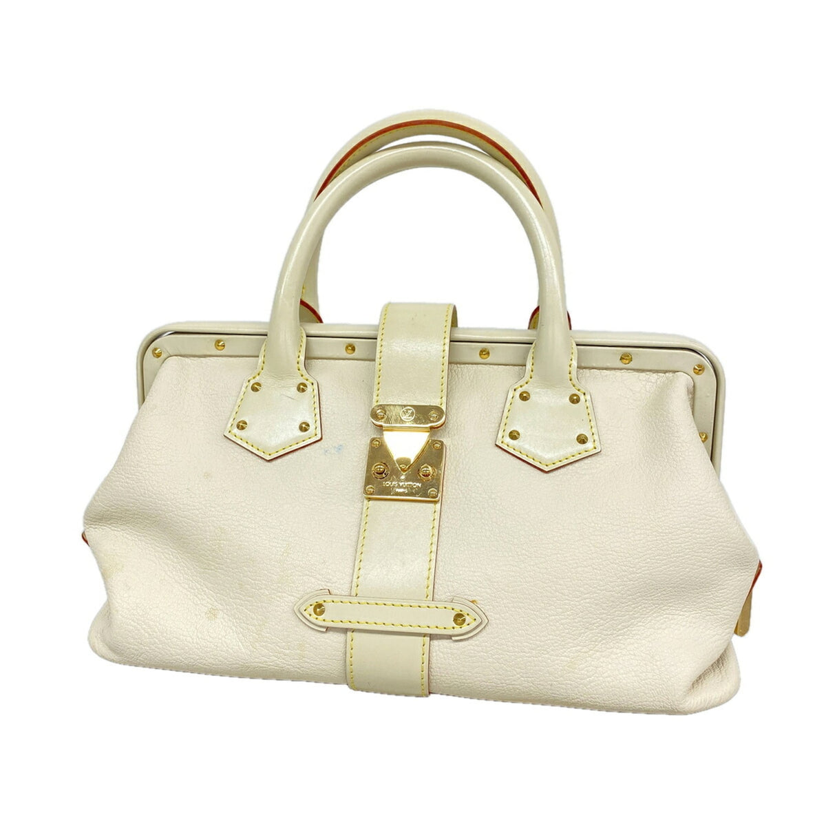 Louis Vuitton Blanc Handbag (Pre-Owned)