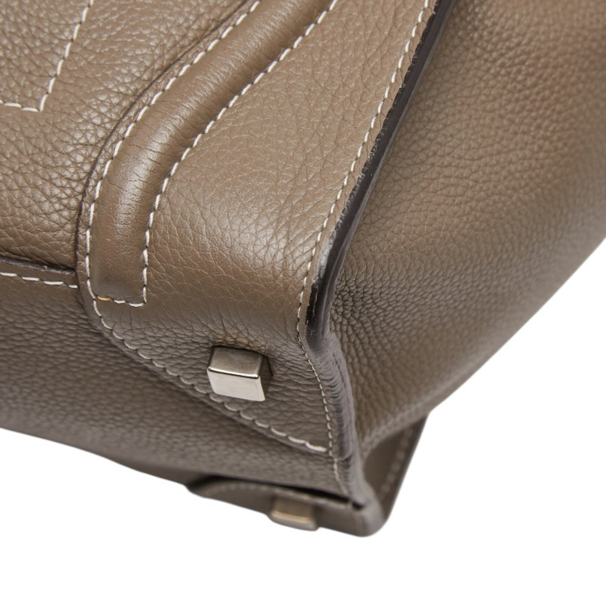 Celine Gray Leather Handbag (Pre-Owned)