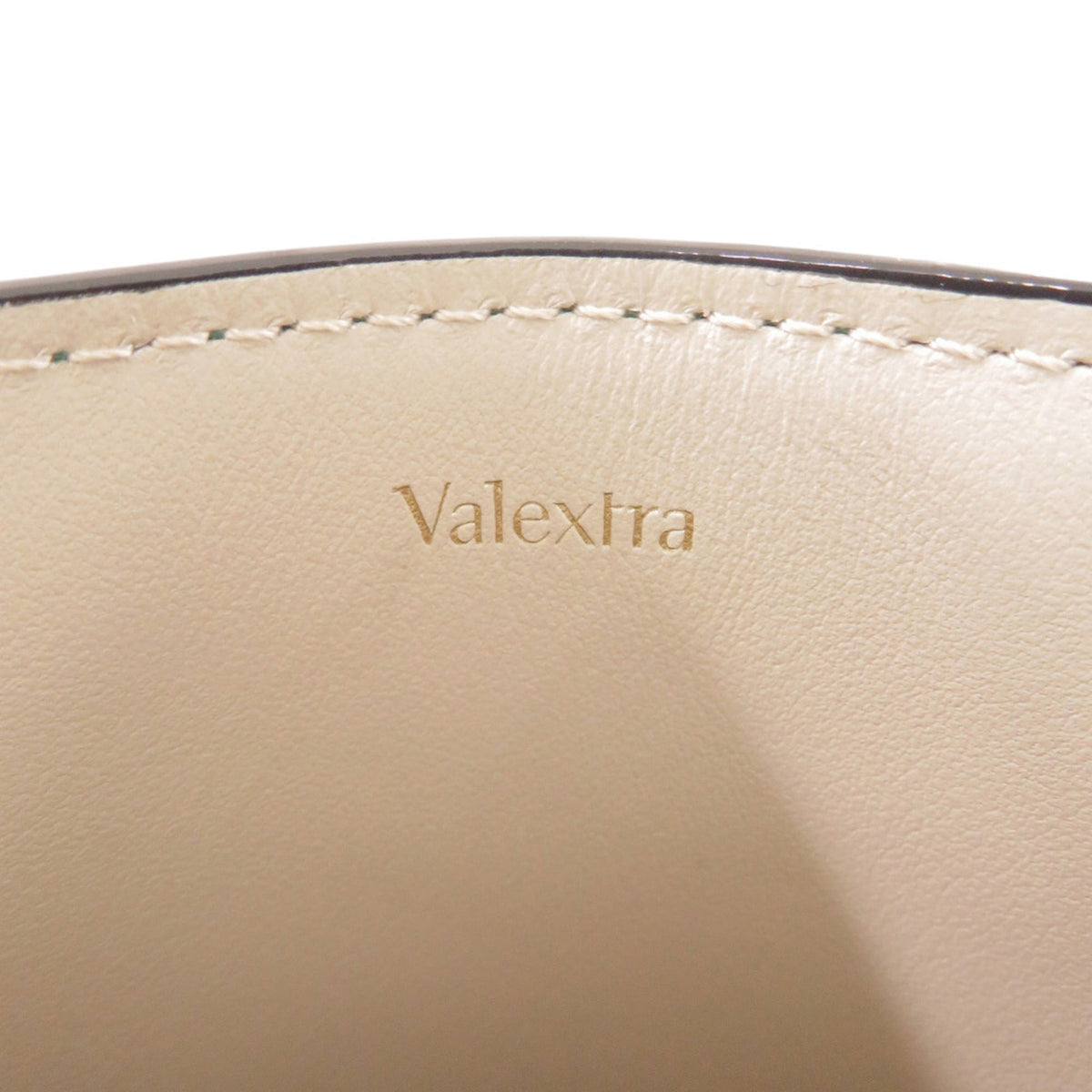 Valextra Brown Green Leather Shoulder Bag (Pre-Owned)
