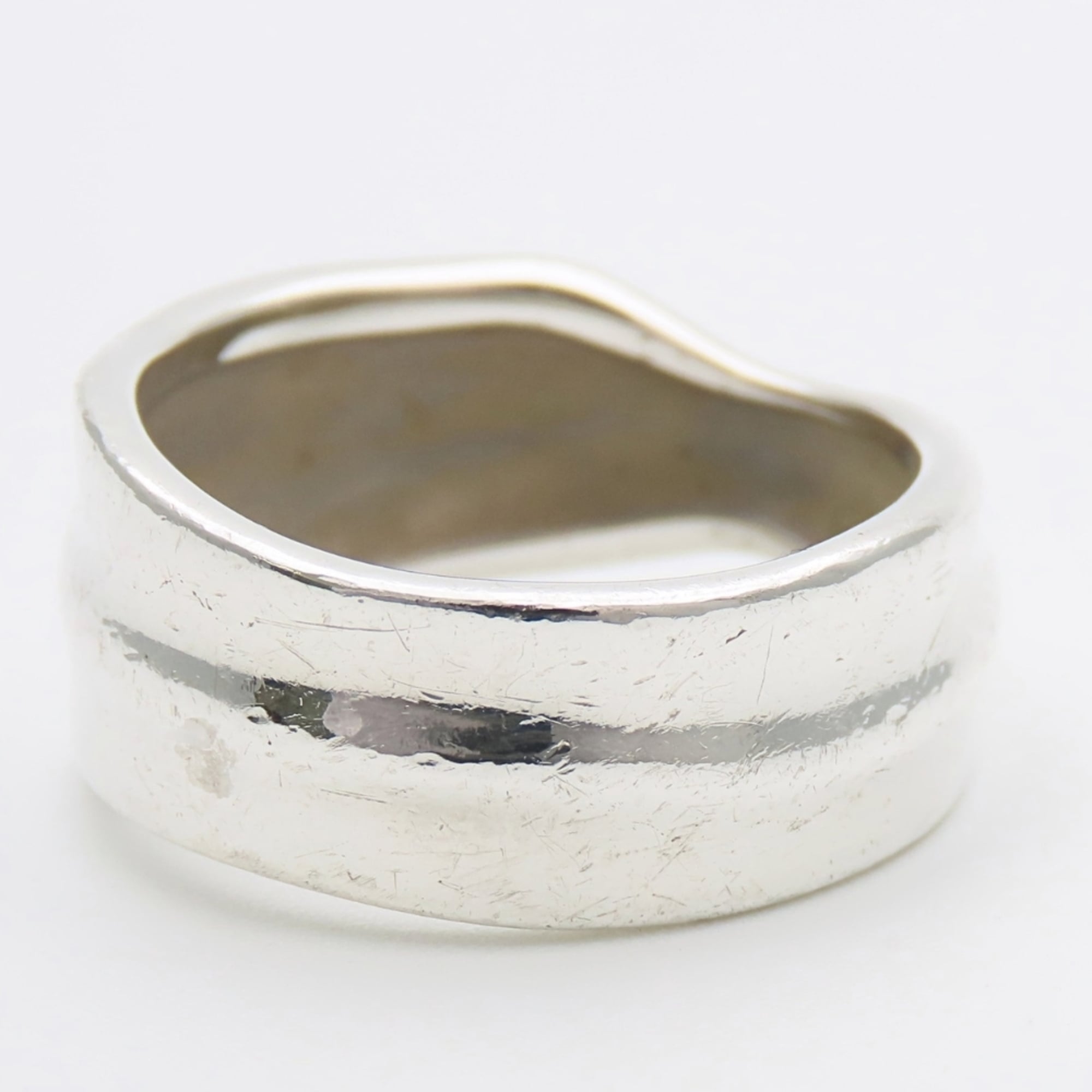 Tiffany Silver Silver 925 Band Ring (Pre-Owned)