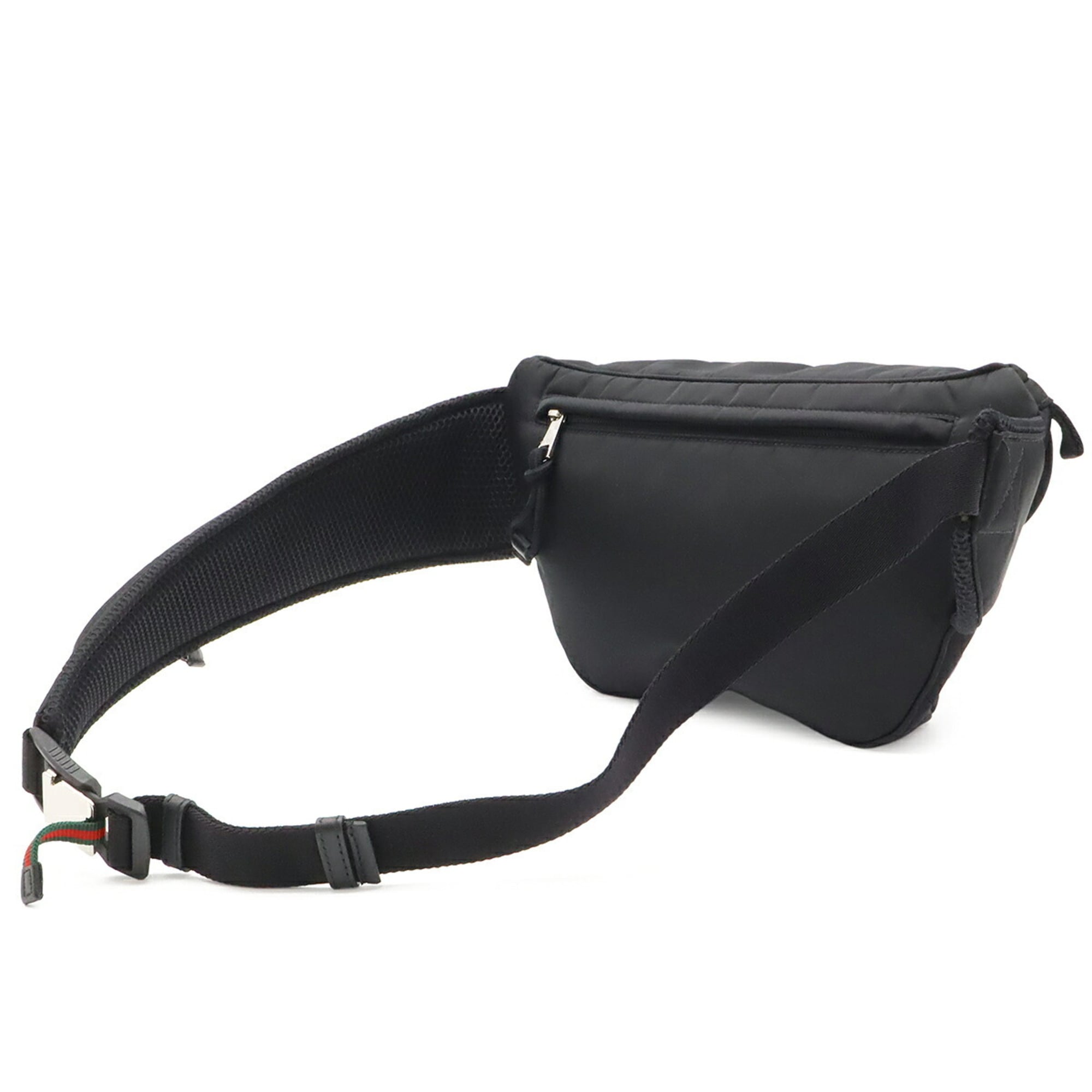 Gucci Black Nylon Pouch Sling Bag (Pre-Owned)