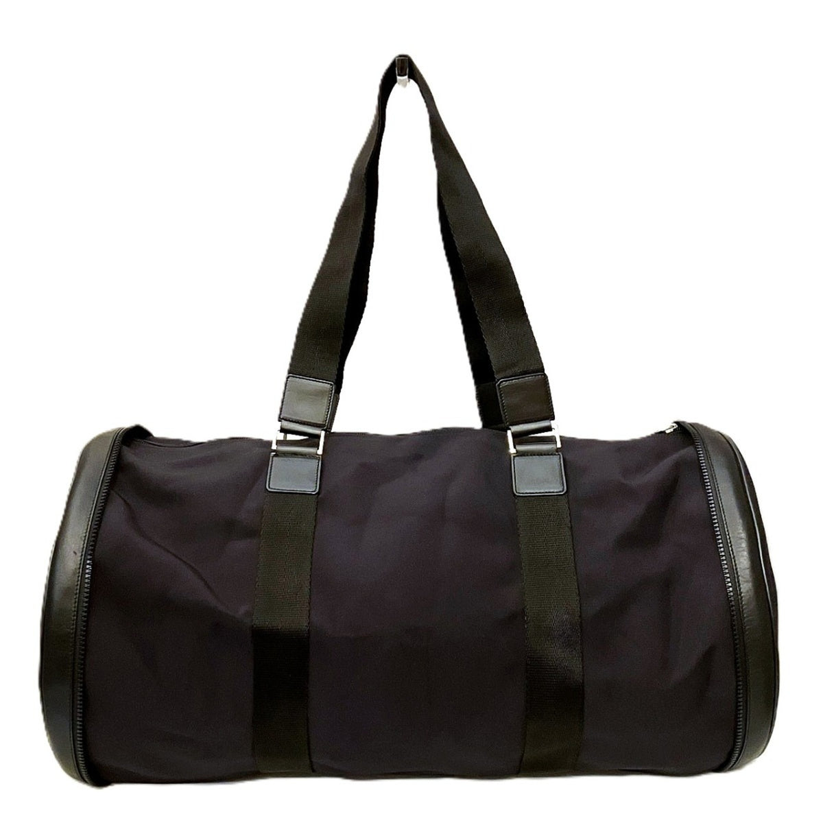 Salvatore Ferragamo Black Nylon Boston Bag (Pre-Owned)