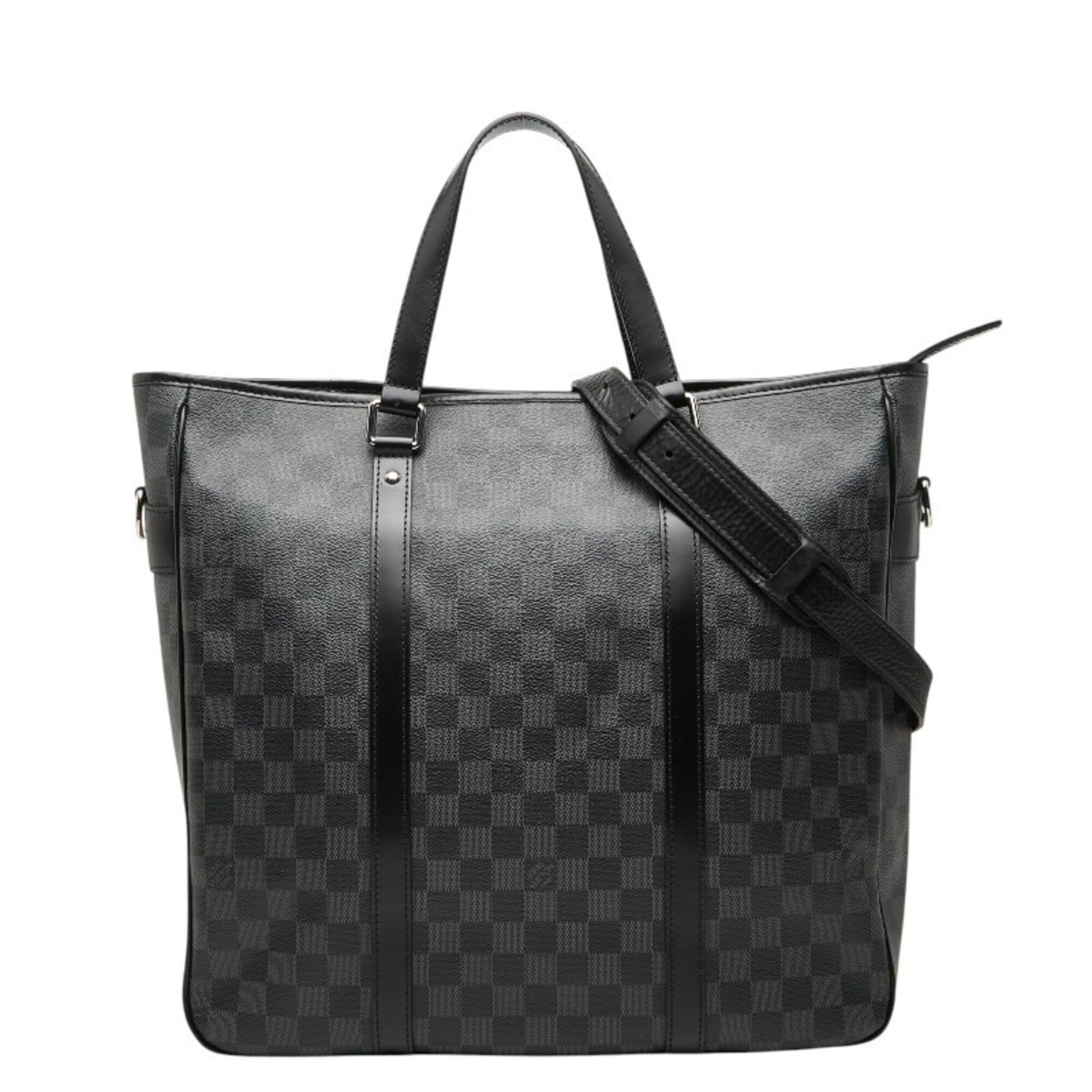 Louis Vuitton Black Pvc Leather Shoulder Bag (Pre-Owned)