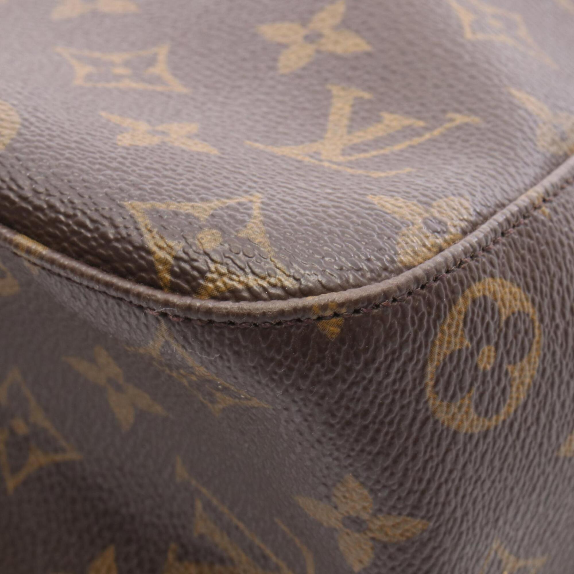 Louis Vuitton Brown Coated Canvas Monogram Pvc Leather Handbag Shoulder Bag (Pre-Owned)