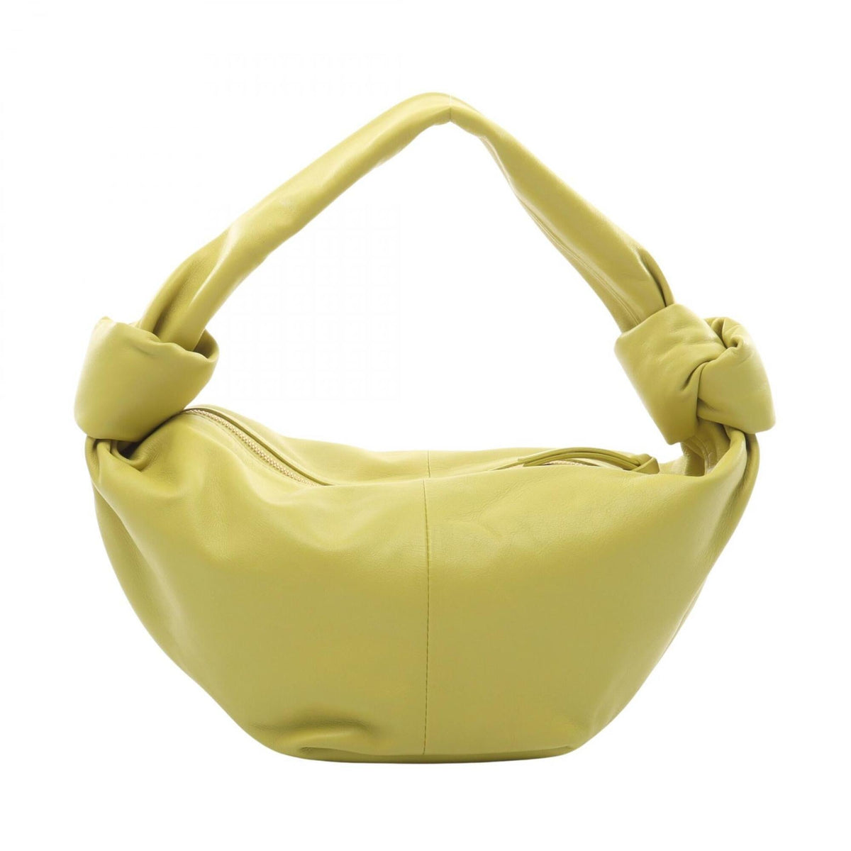 Bottega Veneta Green Leather Handbag (Pre-Owned)