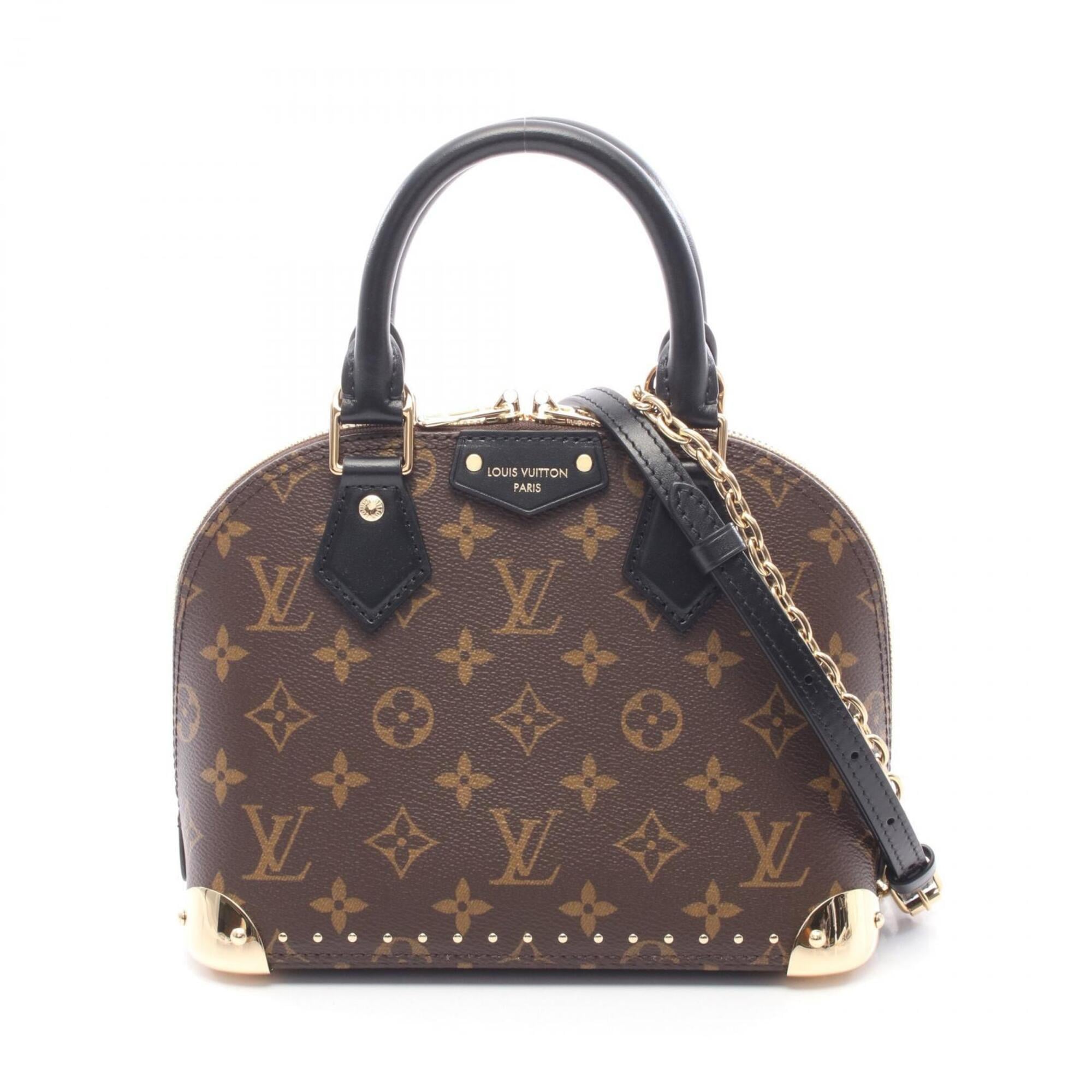 Louis Vuitton Black Brown Monogram Monogram Handbag (Pre-Owned)