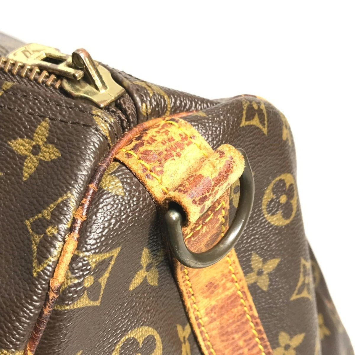 Louis Vuitton Brown Monogram Canvas Boston Bag Handbag (Pre-Owned)