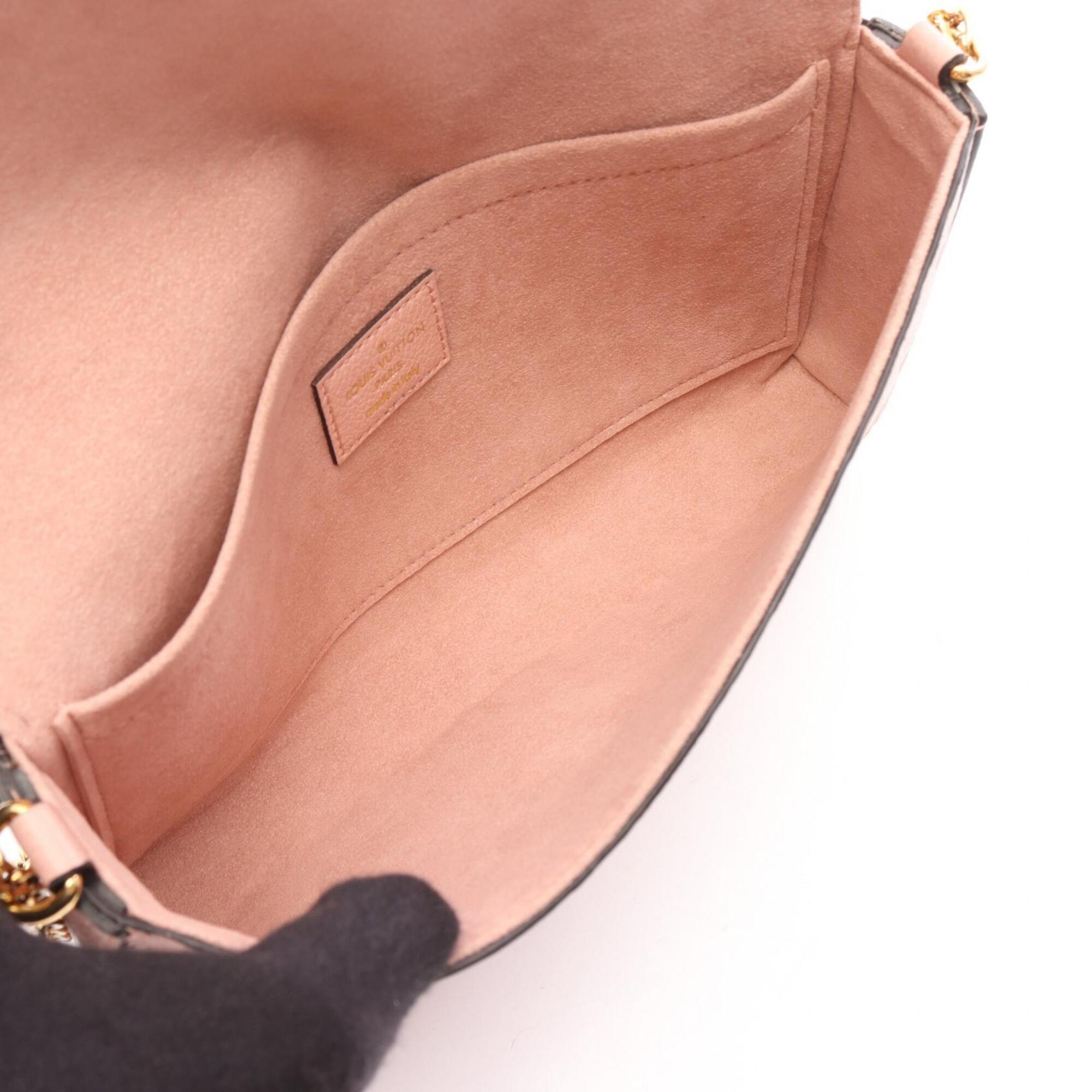 Louis Vuitton Pink Rose Poudre Monogram Empreinte Handbag Pochette Pouch Shoulder Bag (Pre-Owned)