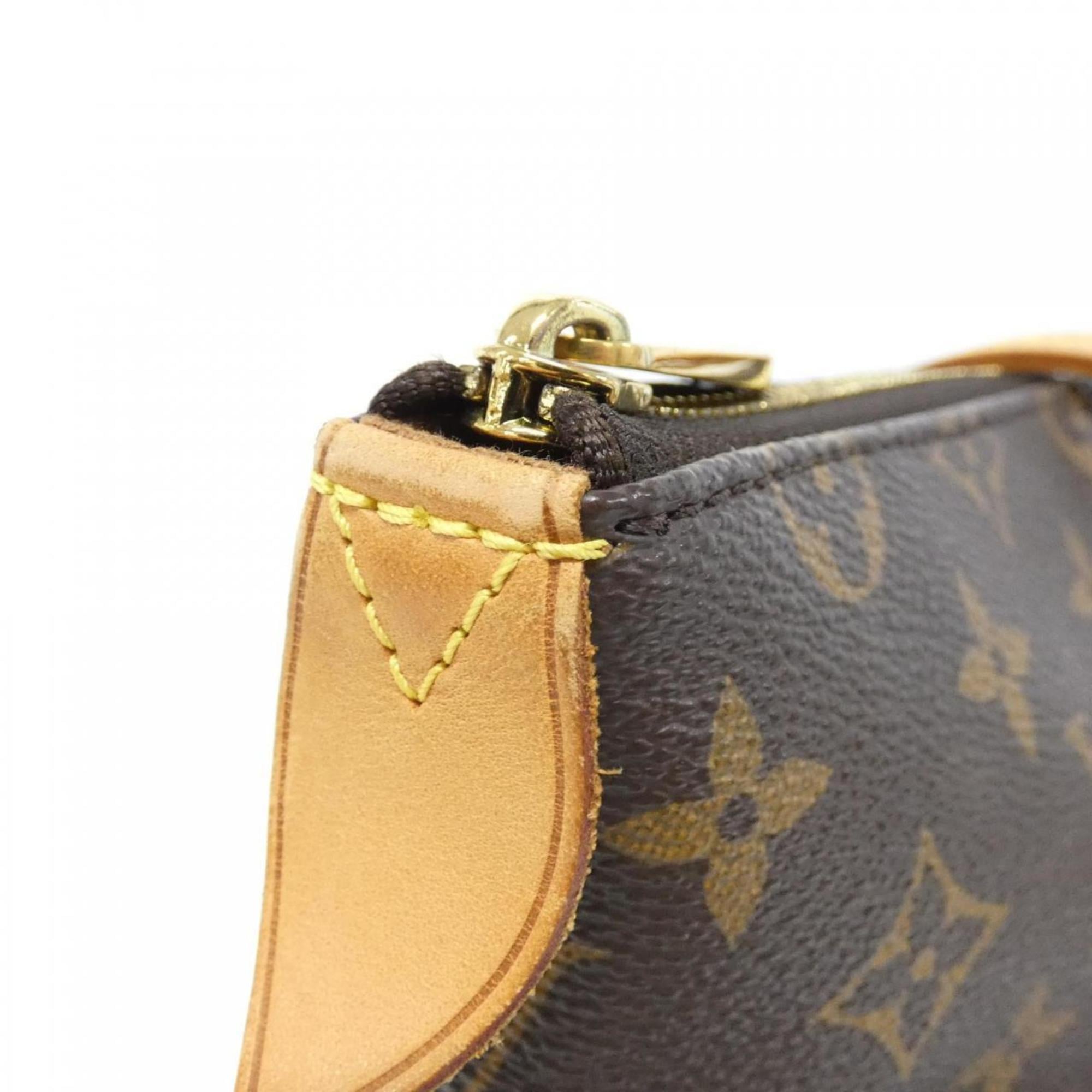 Louis Vuitton Brown Coated Canvas Handbag (Pre-Owned)