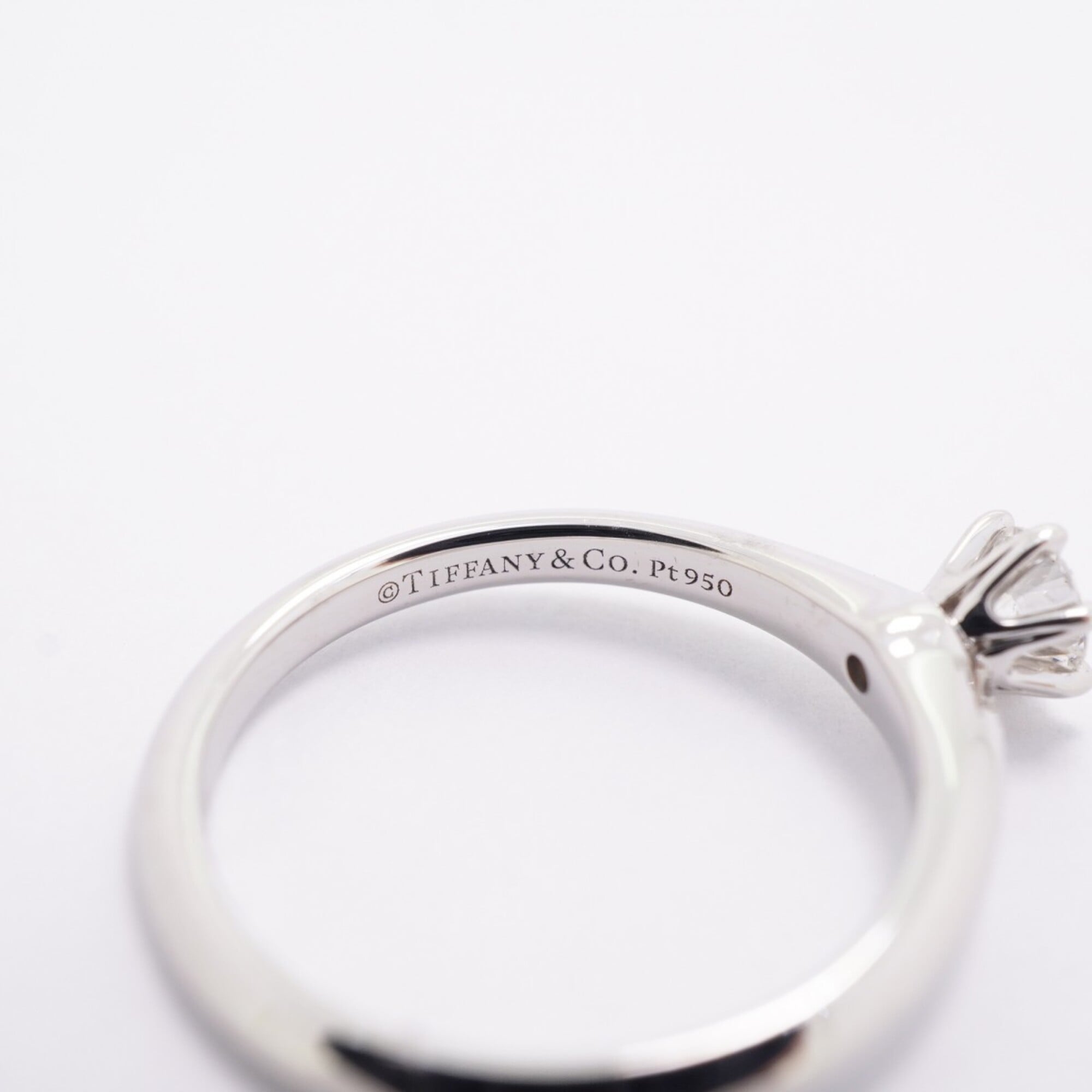 Tiffany Platinum 950 Band Ring (Pre-Owned)