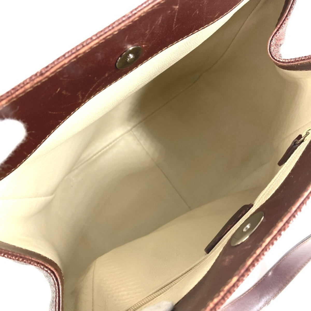 Bvlgari Leather Handbag Shoulder Bag (Pre-Owned)