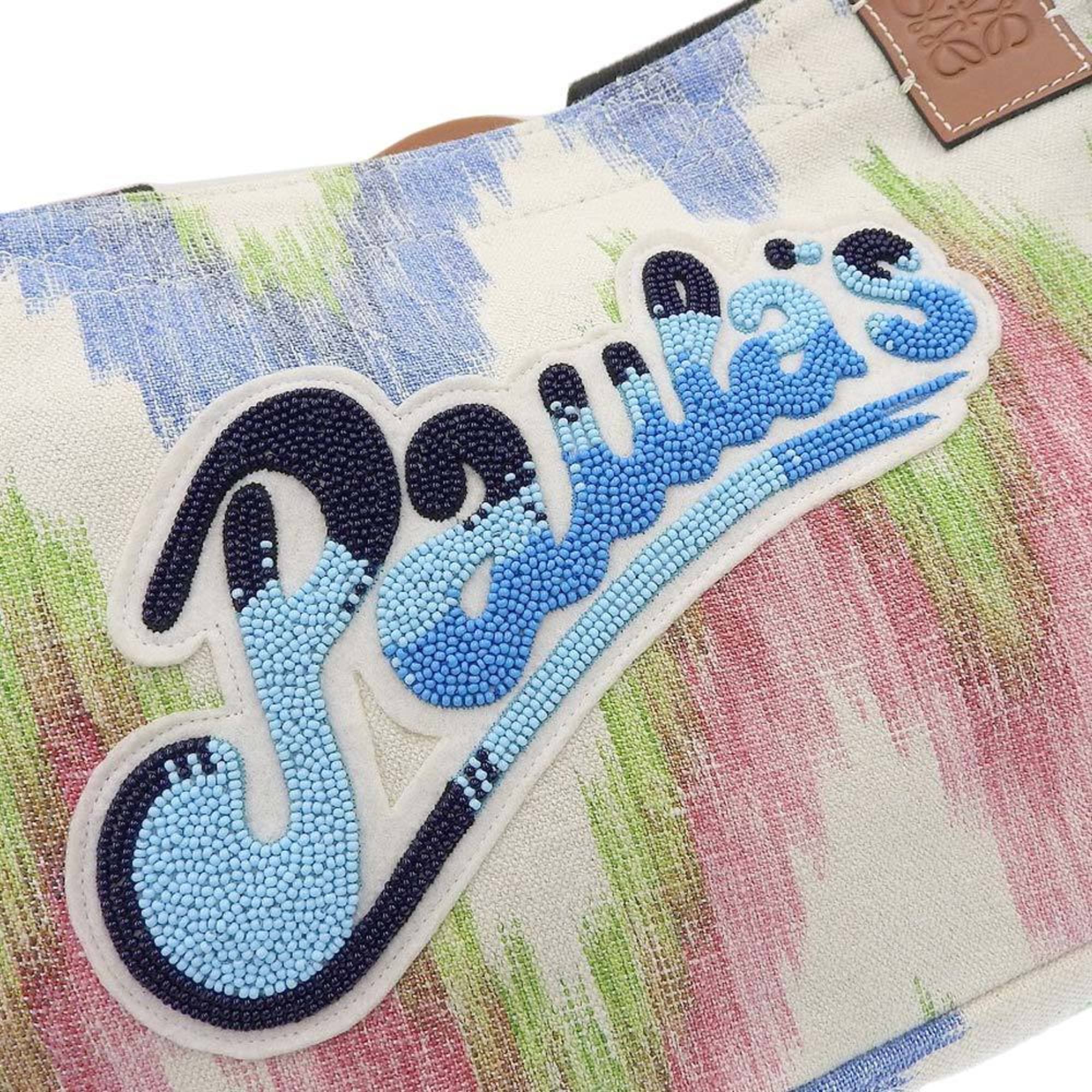 Loewe Multi-Color Canvas Handbag Tote Bag (Pre-Owned)