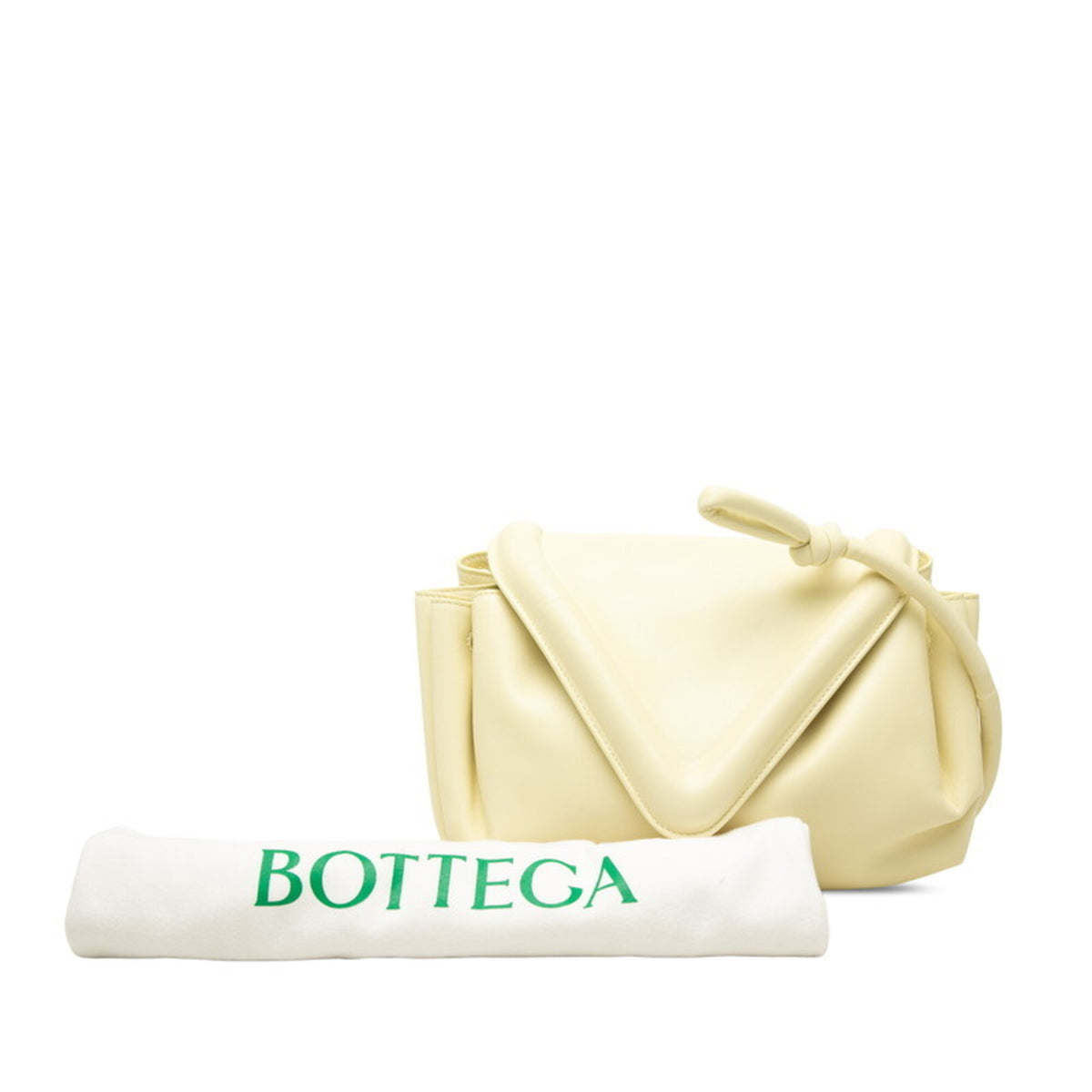 Bottega Veneta Yellow Leather Shoulder Bag (Pre-Owned)
