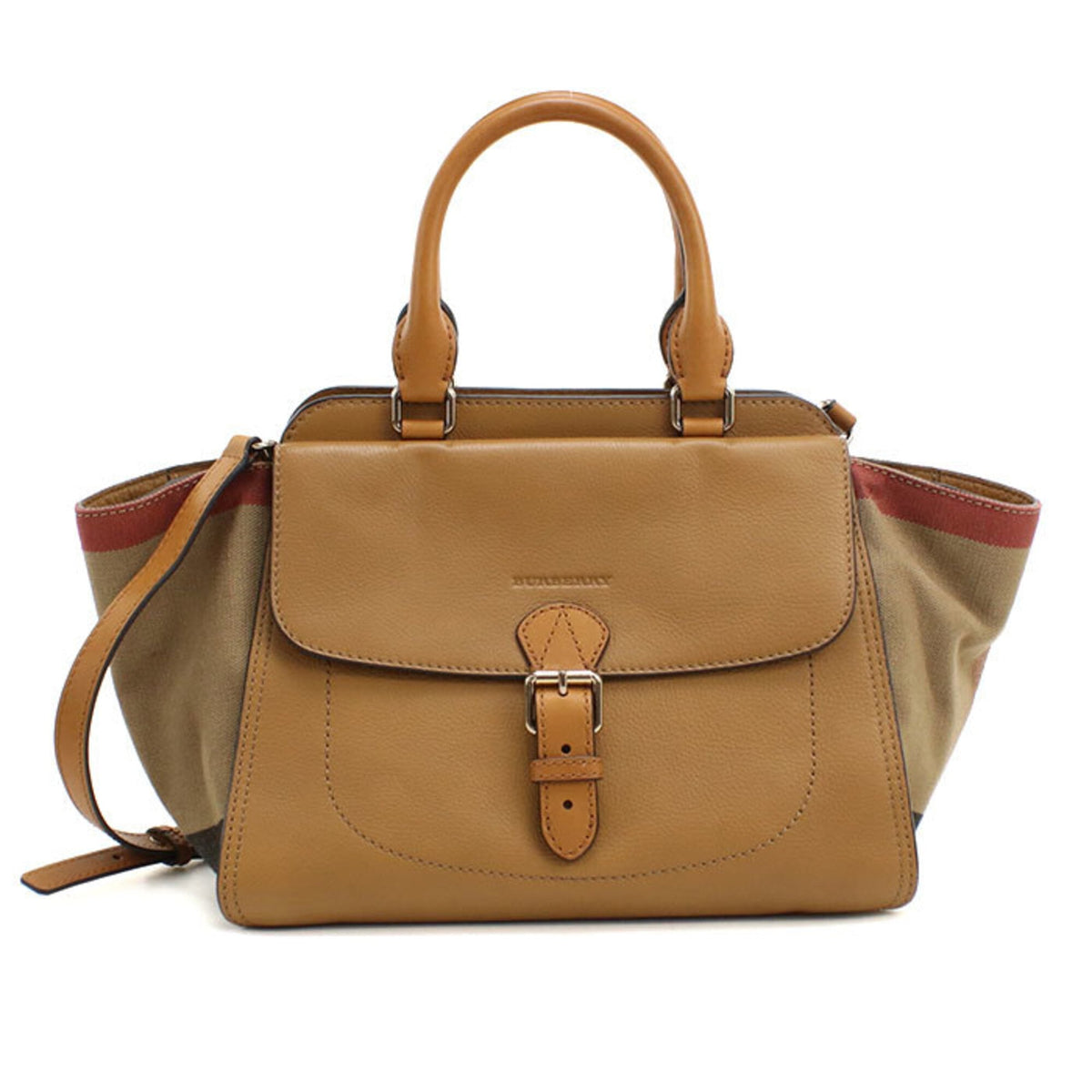 Burberry Brown Leather Tote Bag (Pre-Owned)