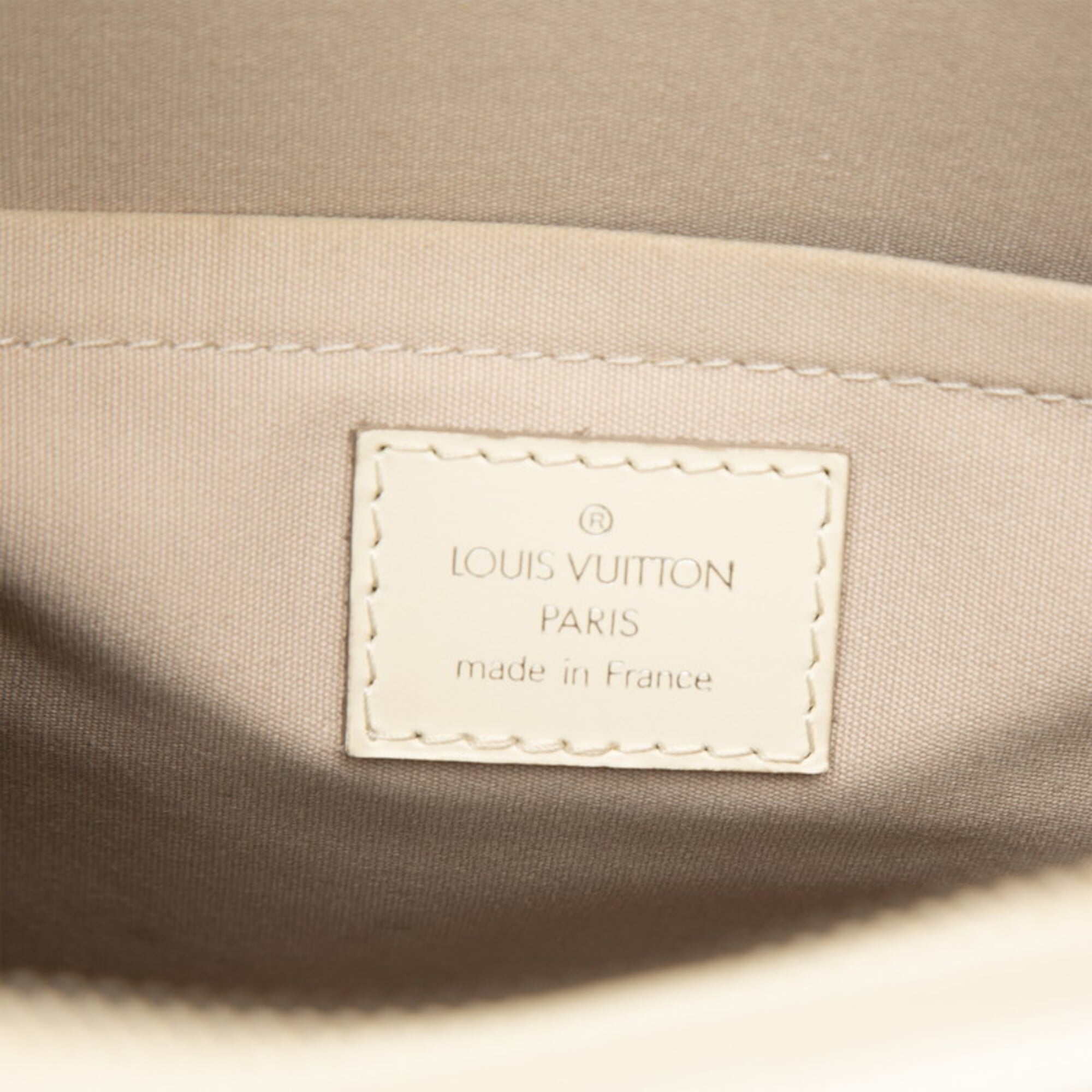 Louis Vuitton Lv Off White White Leather Handbag Tote Bag (Pre-Owned)