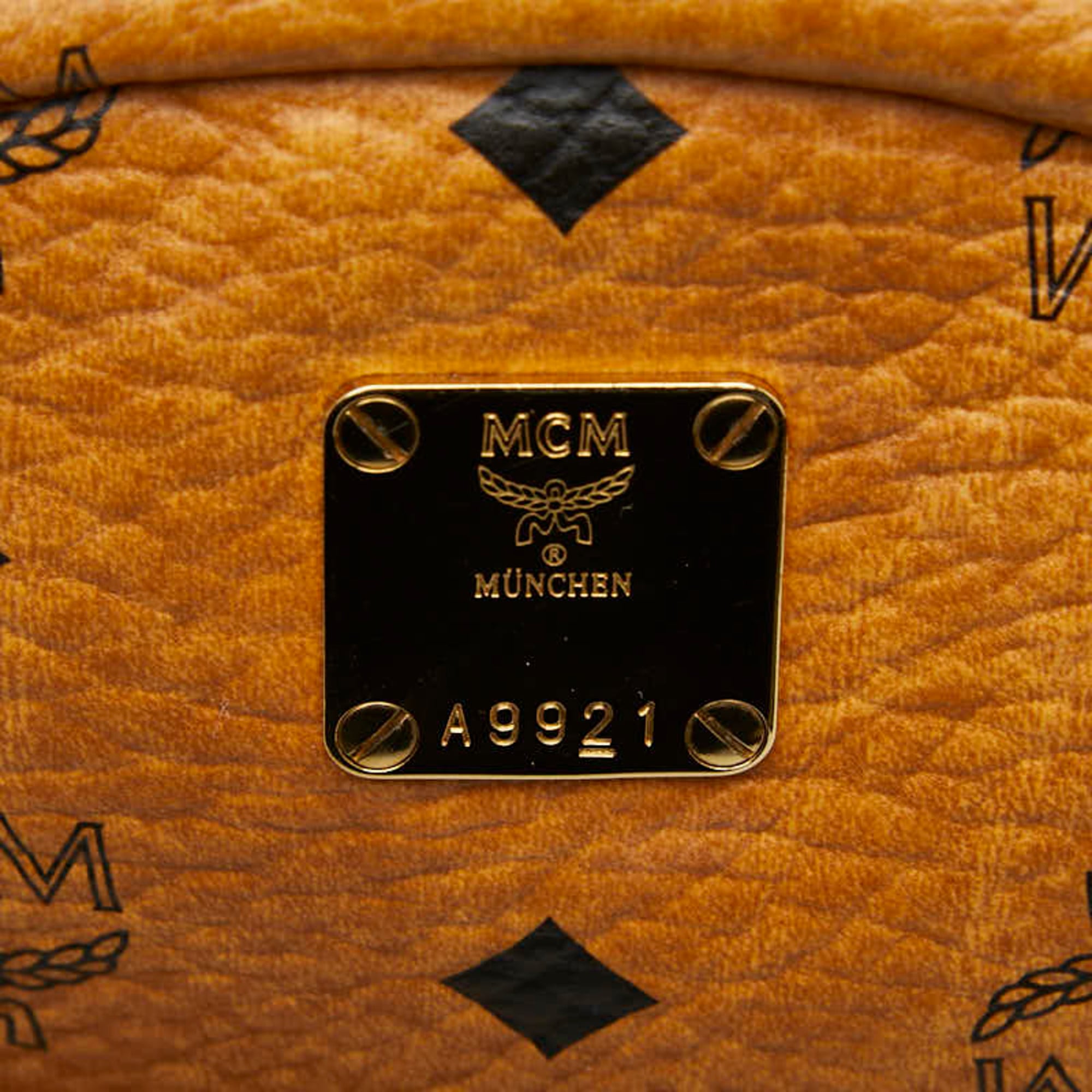 Mcm Brown Leather Backpack (Pre-Owned)