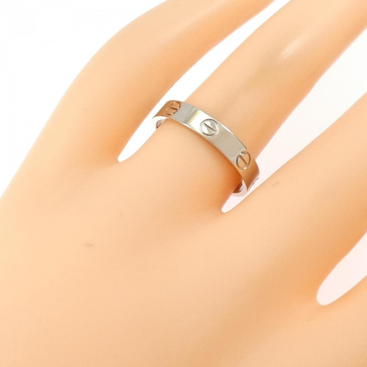 Cartier Love White Gold (18K) Band Ring (Pre-Owned)