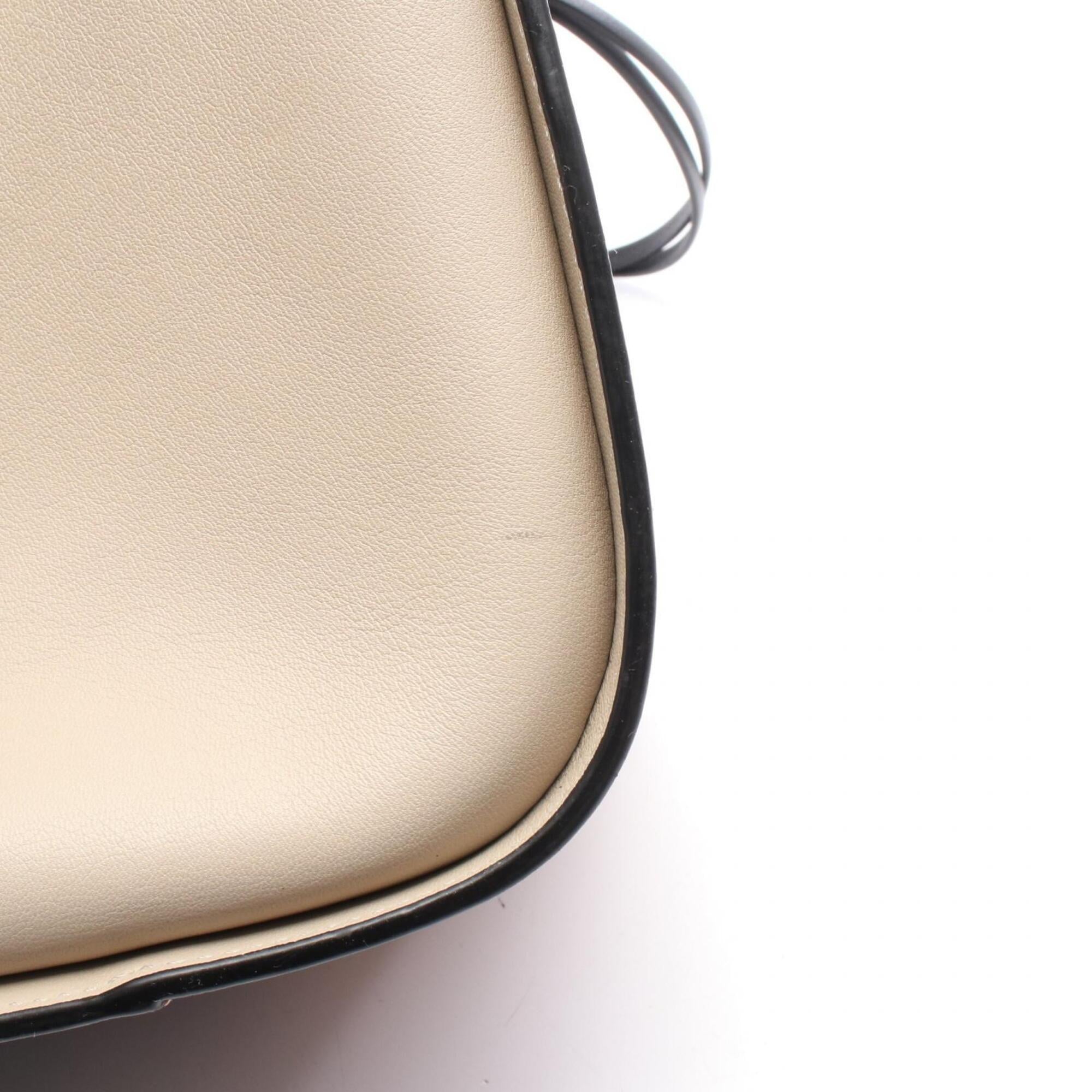 Loewe Beige Black Brown Leather Handbag (Pre-Owned)