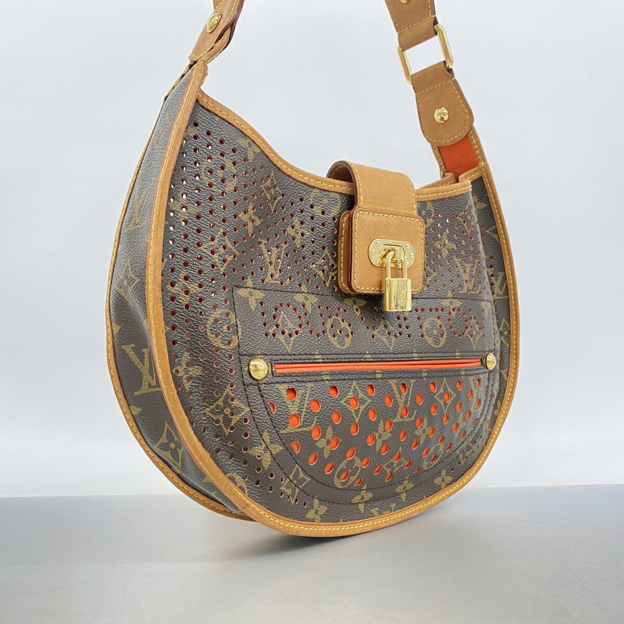 Louis Vuitton Lv Orange Shoulder Bag (Pre-Owned)