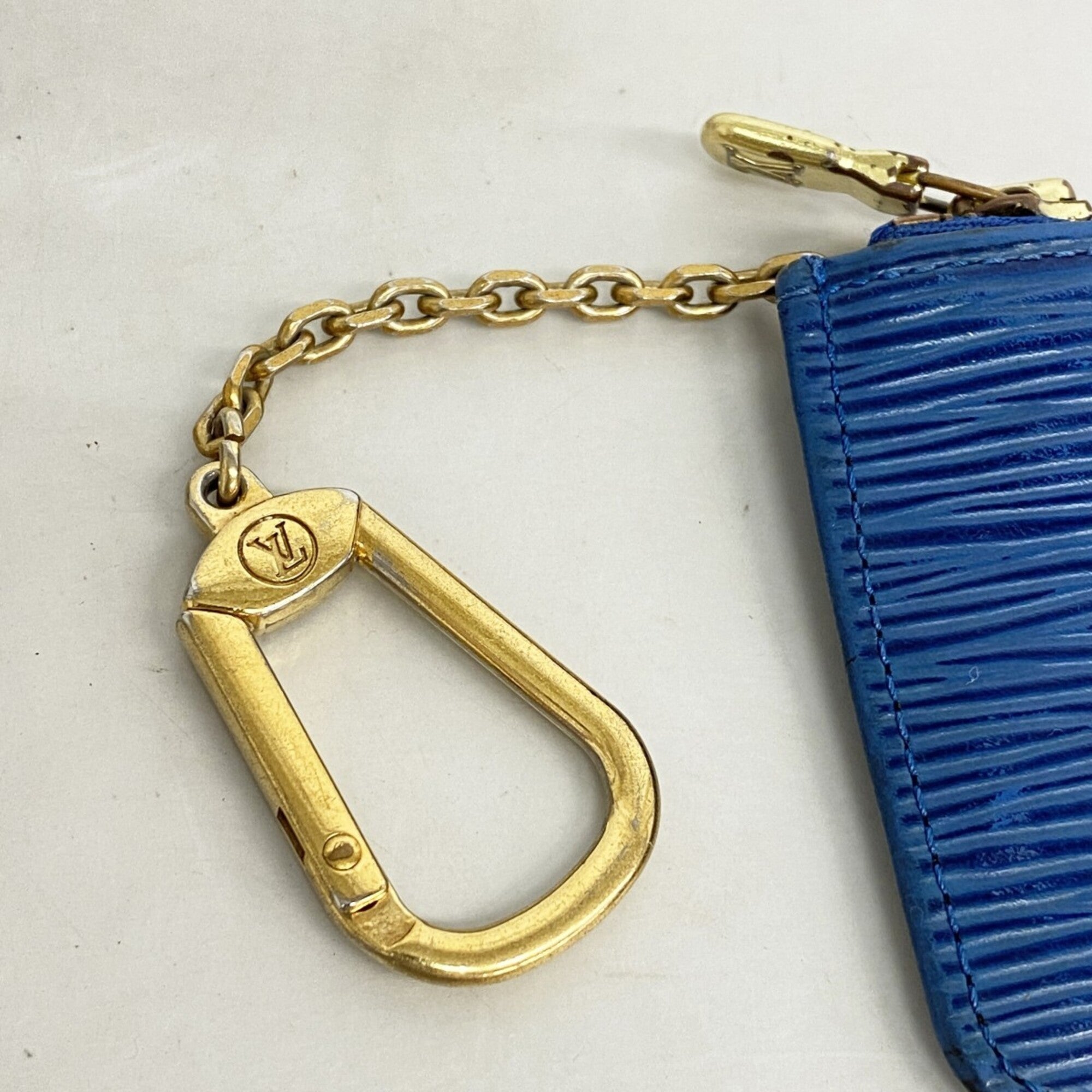 Louis Vuitton Toledo Blue Coin Purse/Coin Case (Pre-Owned)