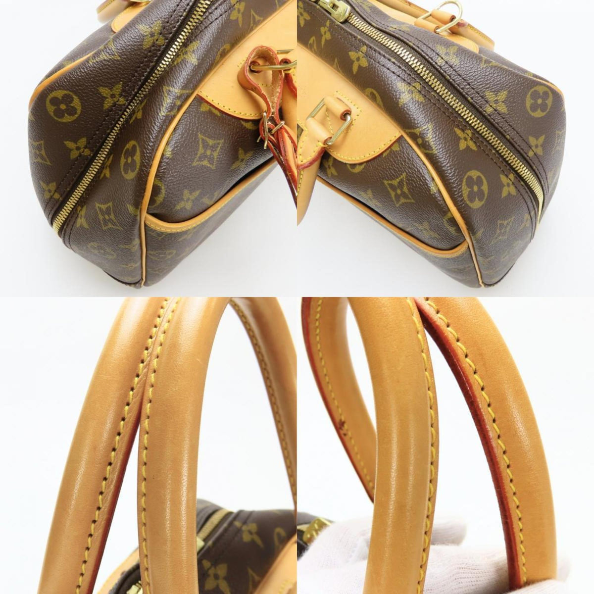 Louis Vuitton Brown Monogram Monogram Leather Handbag (Pre-Owned)
