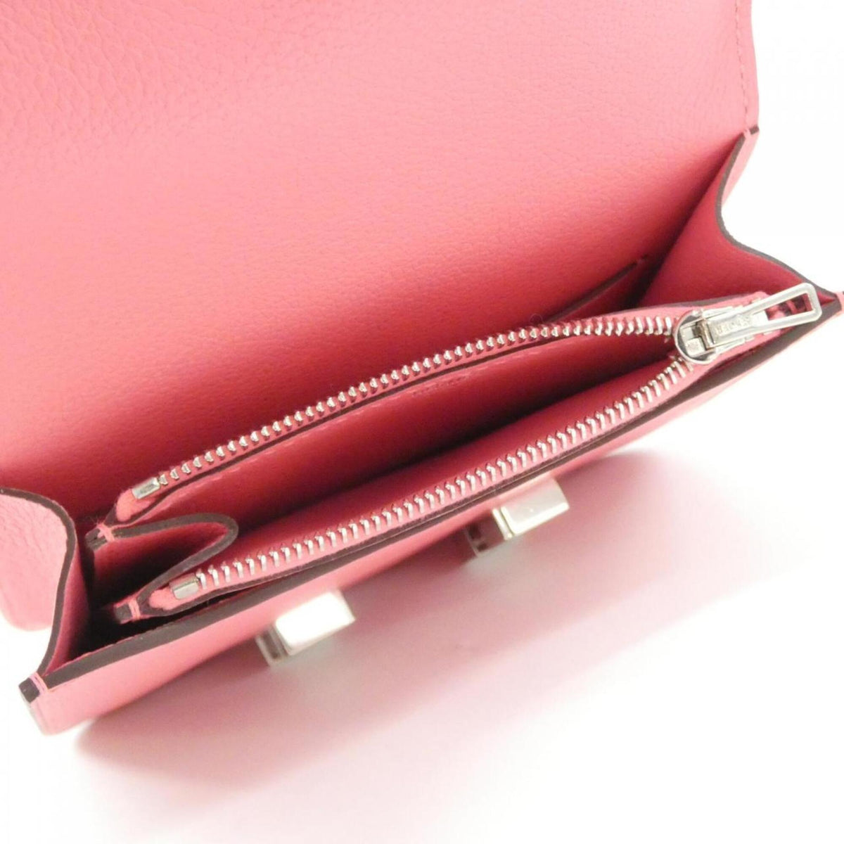 Hermes Pink Coin Purse/Coin Case (Pre-Owned)