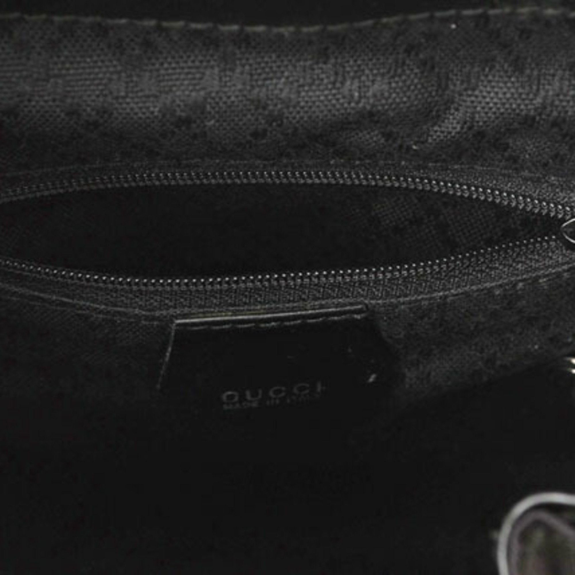 Gucci Black Leather Backpack (Pre-Owned)
