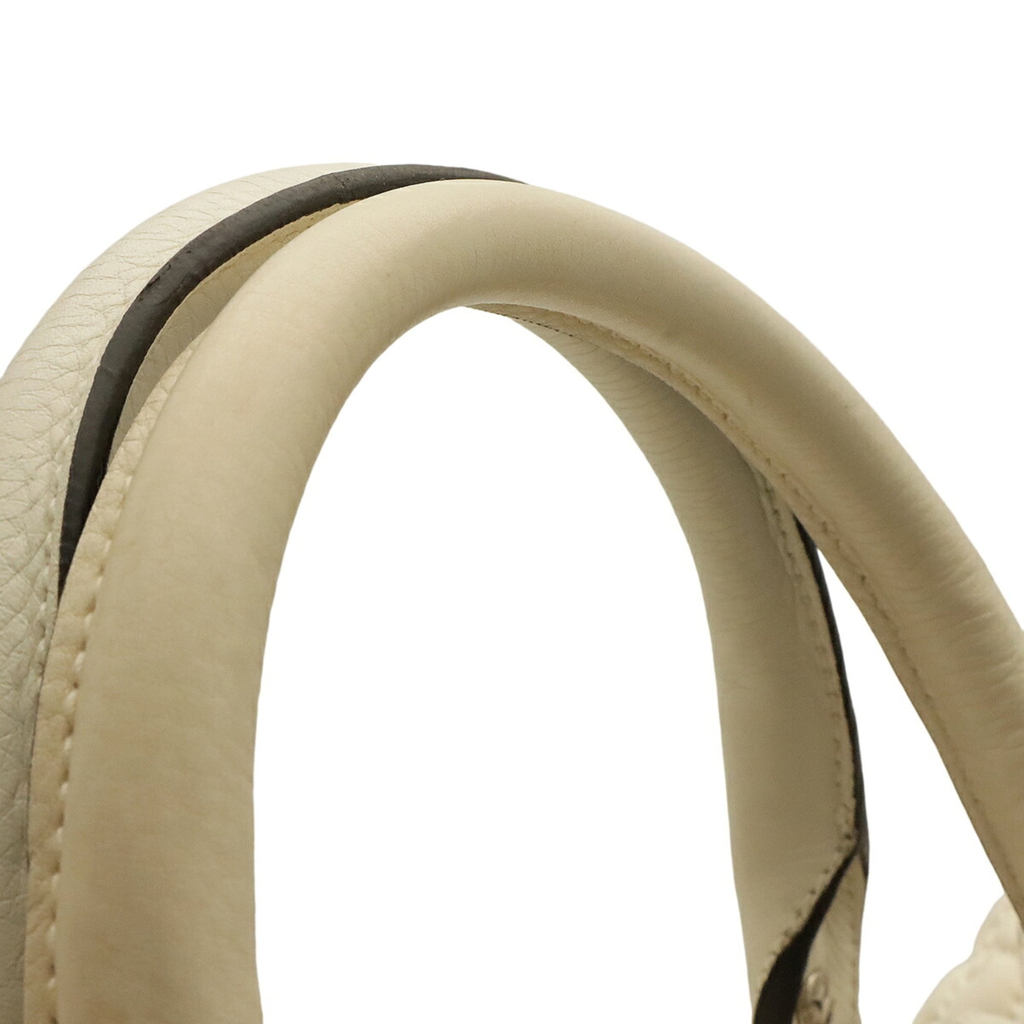 Gucci Cream Ivory Fabric Boston Bag Tote Bag (Pre-Owned)
