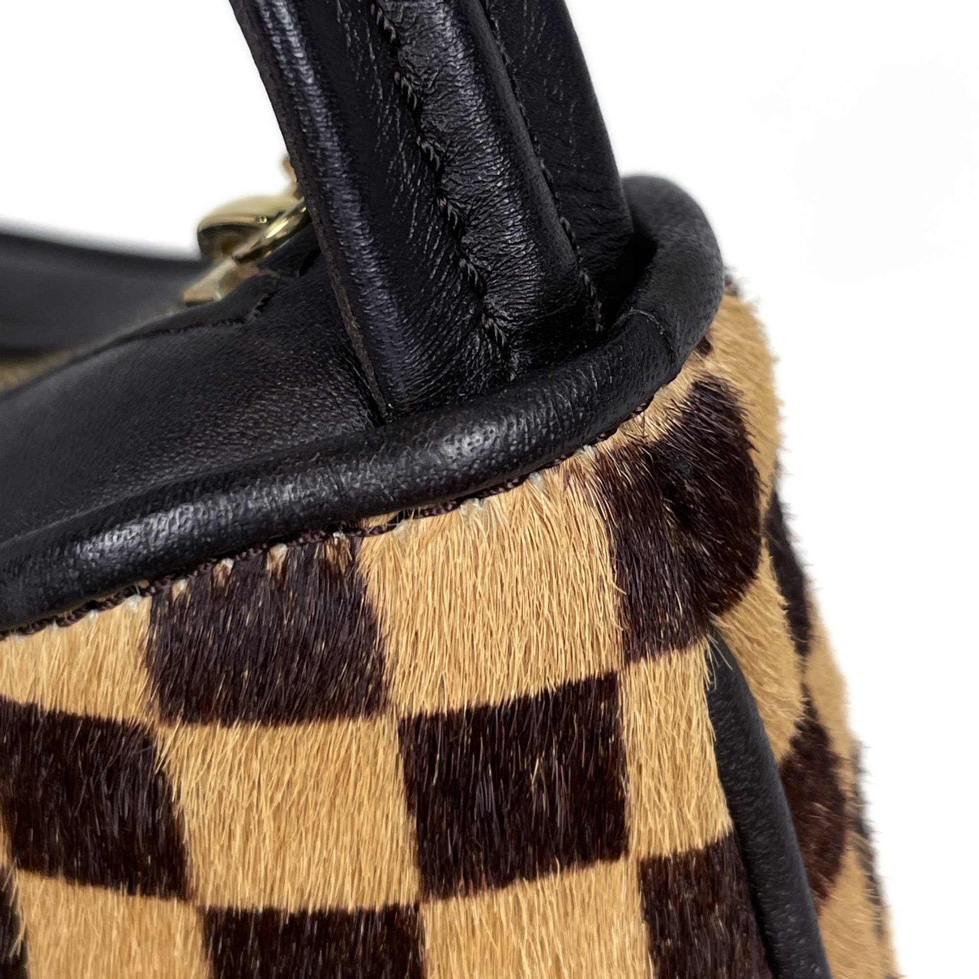 Louis Vuitton Brown Damier Sauvage Handbag (Pre-Owned)