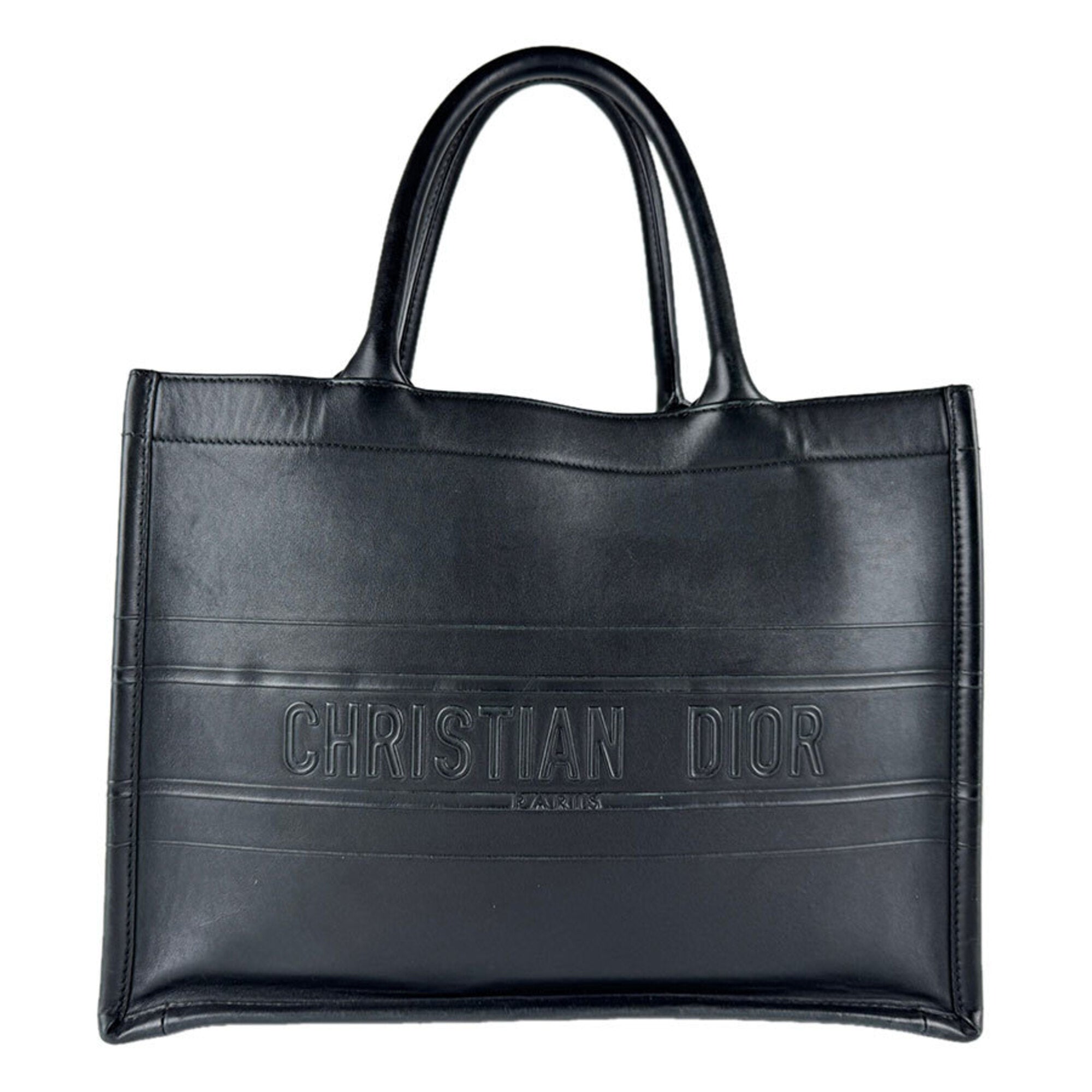 Christian Dior Black Leather Handbag (Pre-Owned)