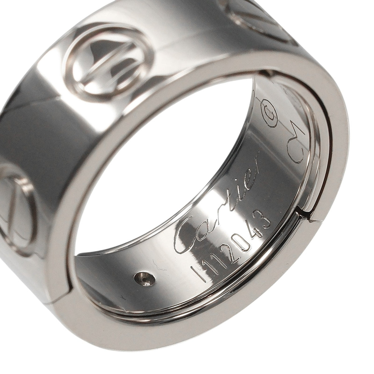 Cartier White Gold (18K) Band Ring (Pre-Owned)