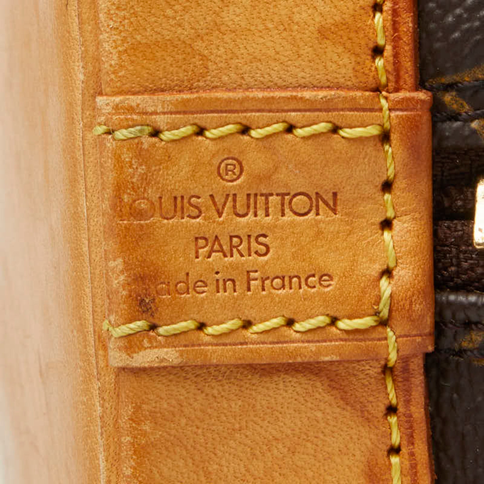 Louis Vuitton Brown Pvc Leather Handbag Shoulder Bag (Pre-Owned)