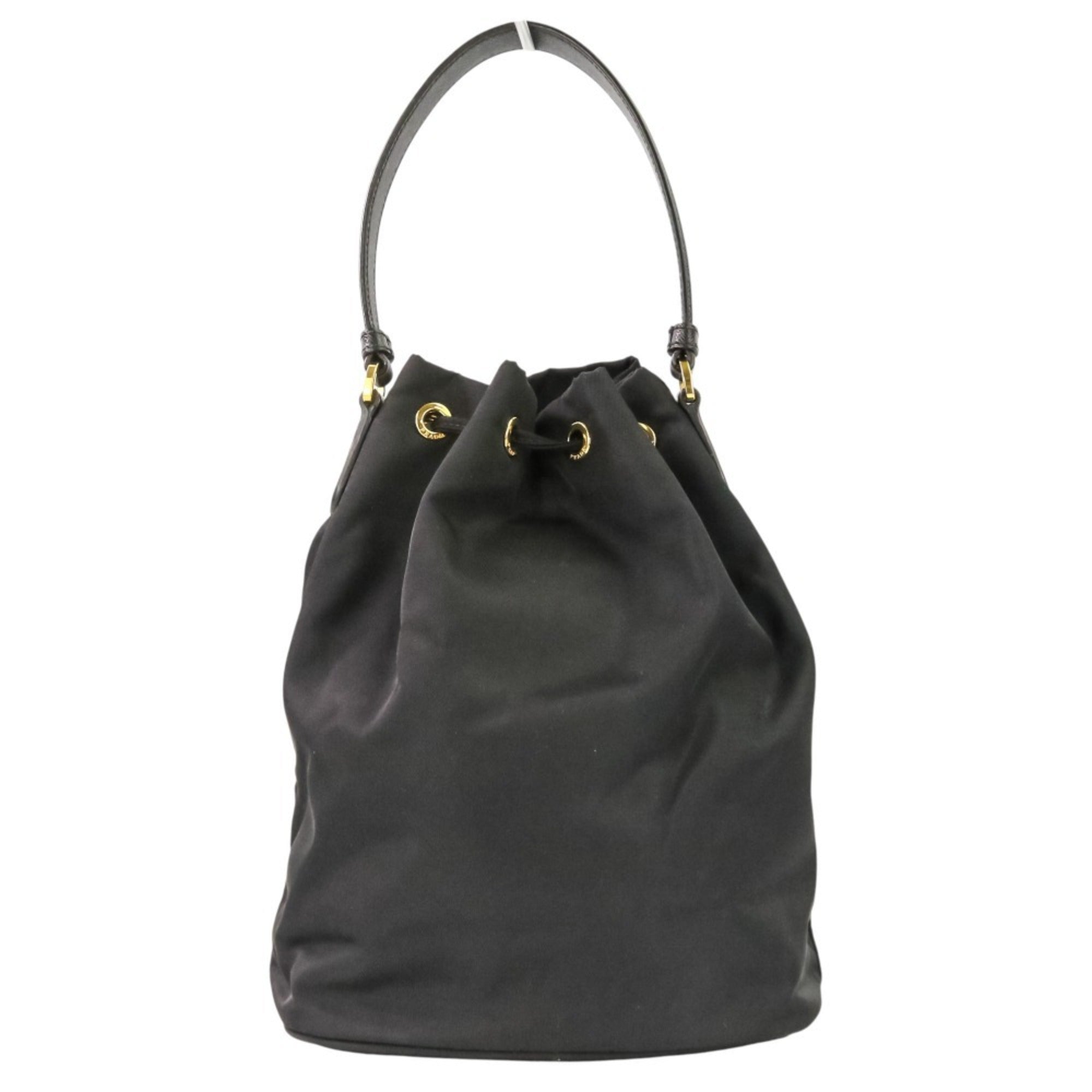 Prada Black Nylon Handbag Shoulder Bag (Pre-Owned)