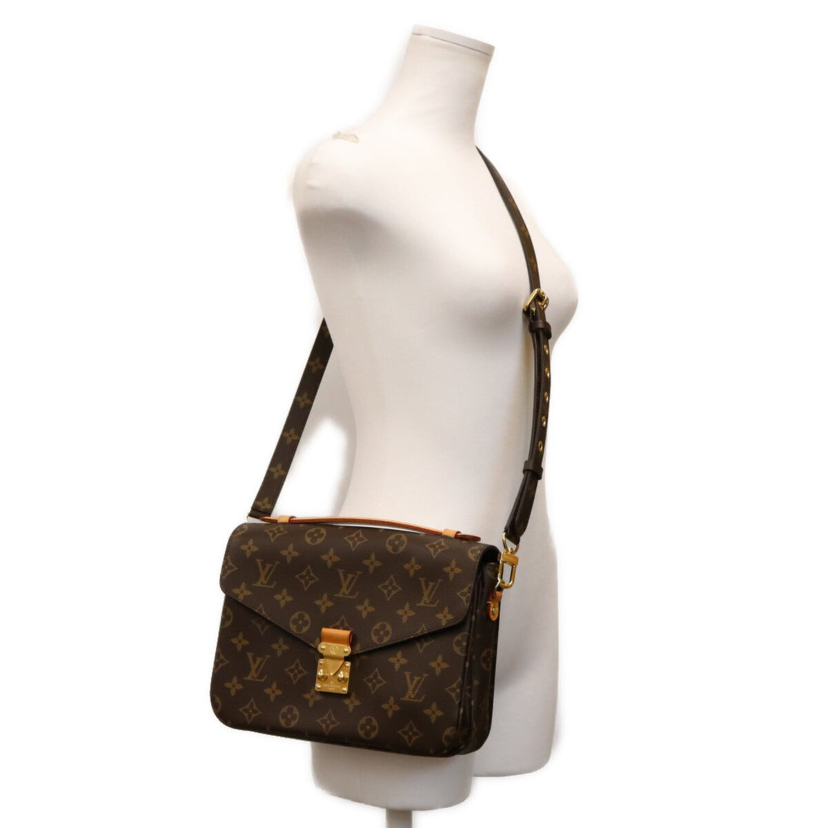 Louis Vuitton Brown Monogram Shoulder Bag (Pre-Owned)