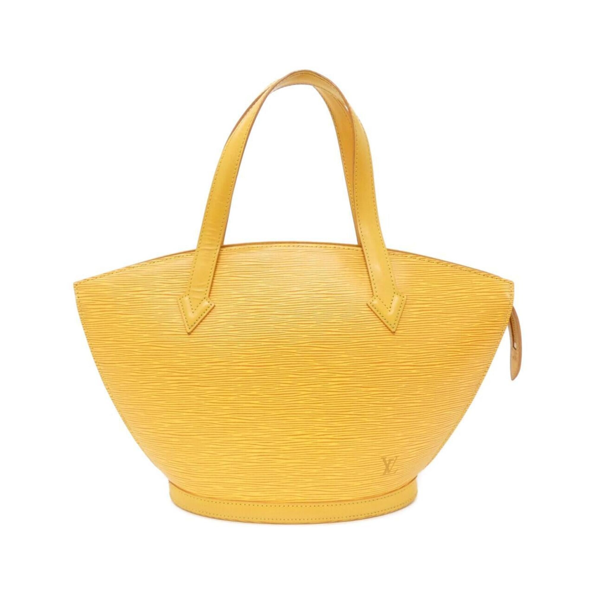 Louis Vuitton Yellow Leather Handbag (Pre-Owned)