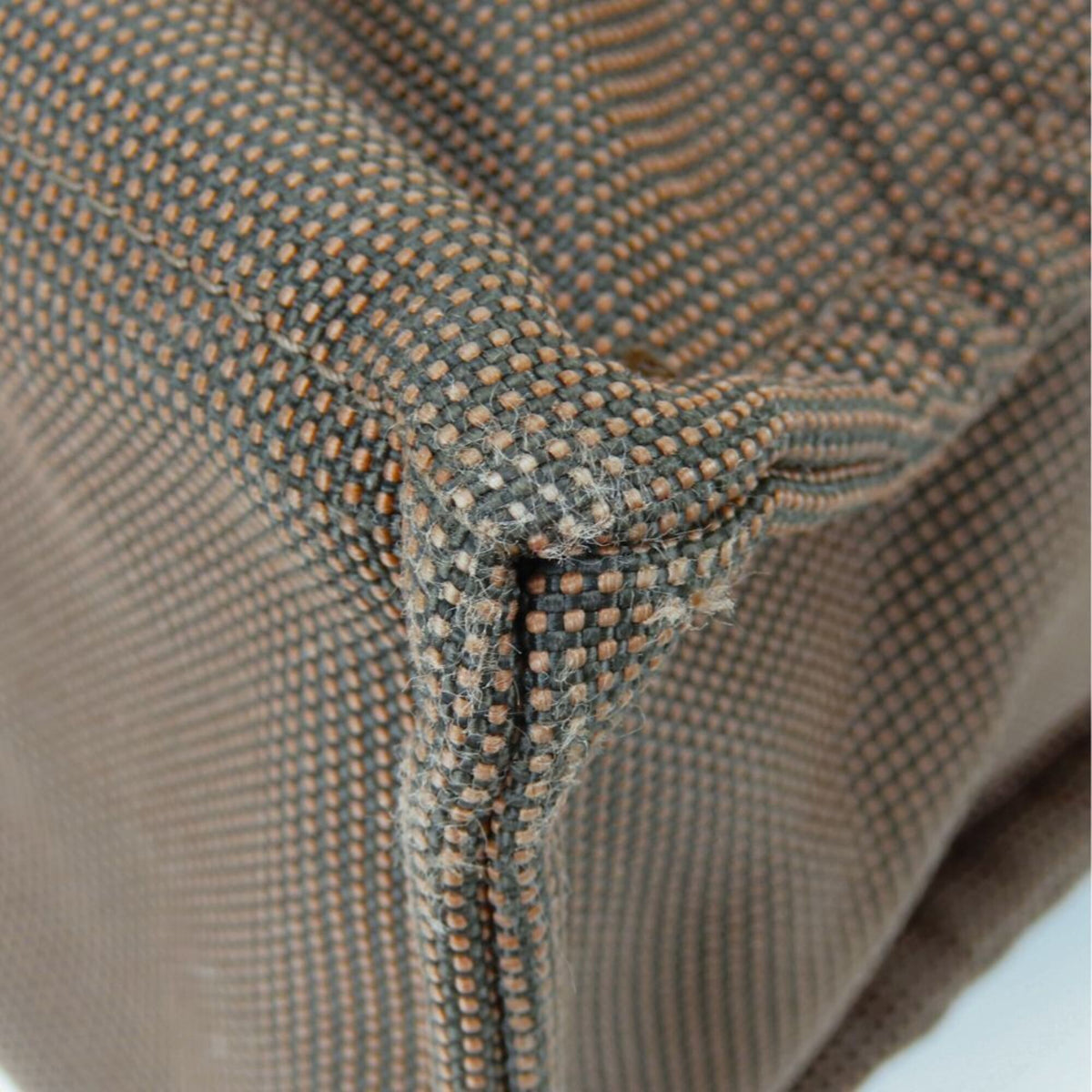 Hermes Brown Polyester Tote Bag (Pre-Owned)