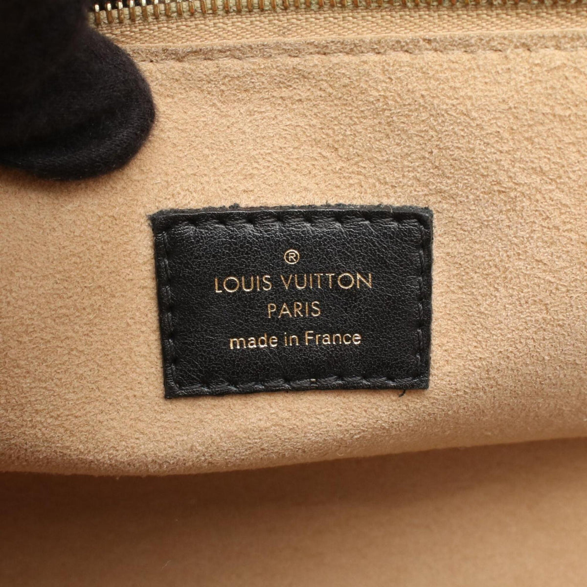 Louis Vuitton Brown Ivory Khaki Pvc Coated Canvas Leather Handbag (Pre-Owned)