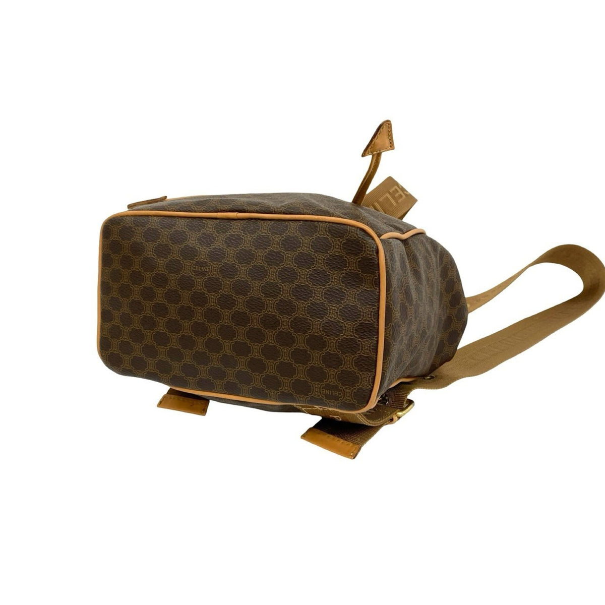 Celine Brown Pvc Leather Backpack (Pre-Owned)