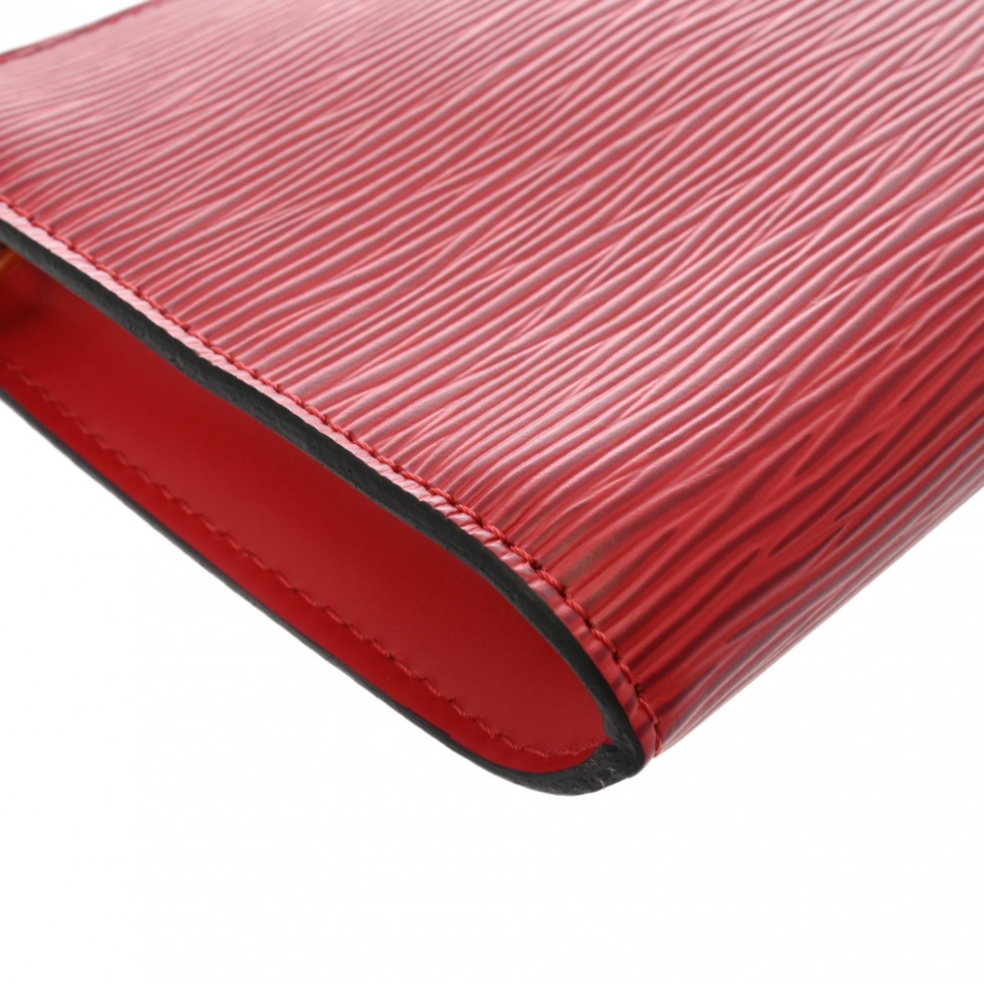 Louis Vuitton Castilian Red Epi Leather Pochette Pouch (Pre-Owned)