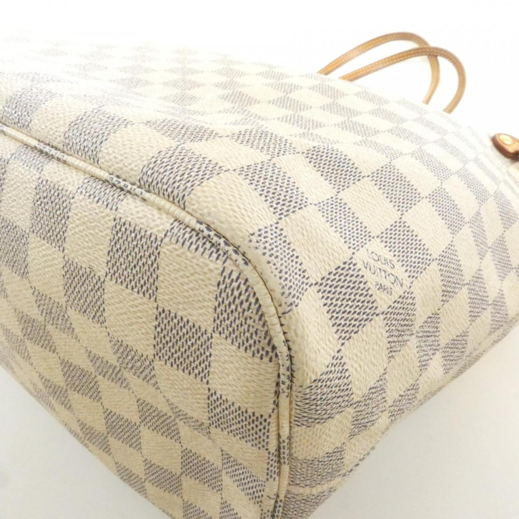 Louis Vuitton Azur Coated Canvas Handbag Pouch (Pre-Owned)