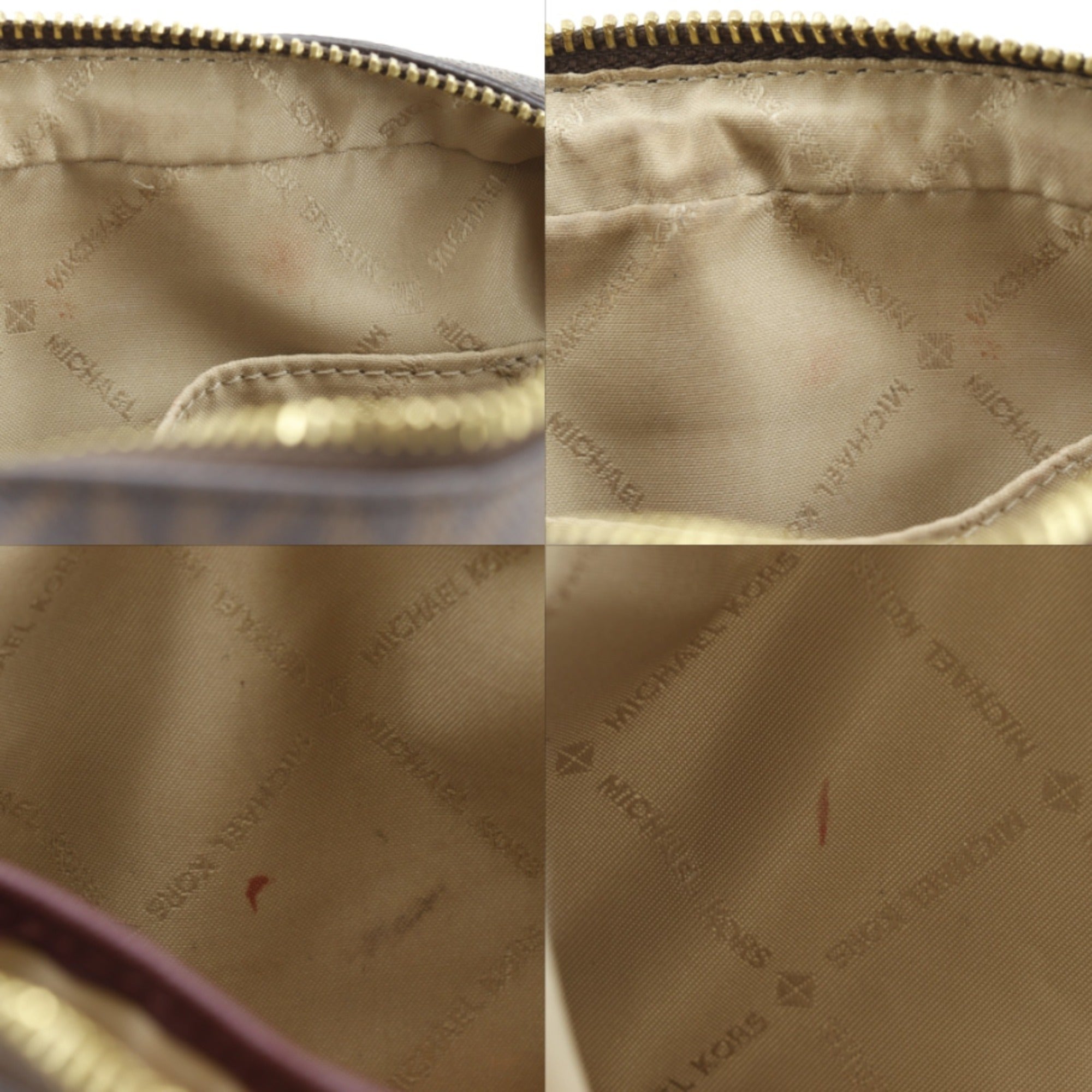 Michael Kors Brown Pvc Shoulder Bag Sling Bag (Pre-Owned)