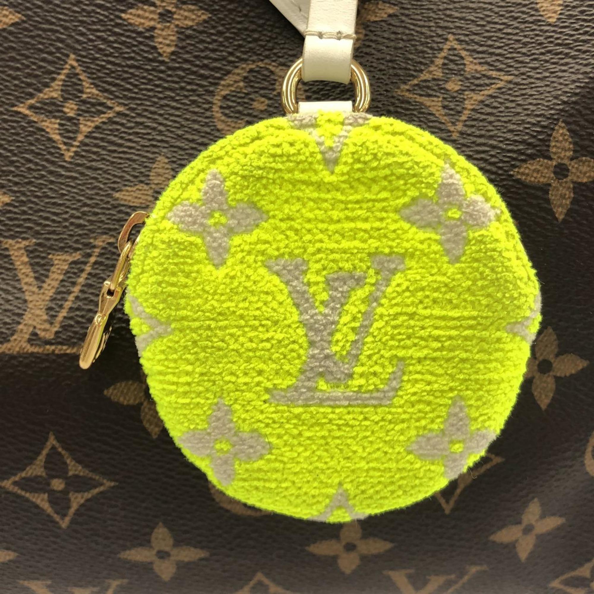 Louis Vuitton Brown Marron White Coated Canvas Boston Bag (Pre-Owned)